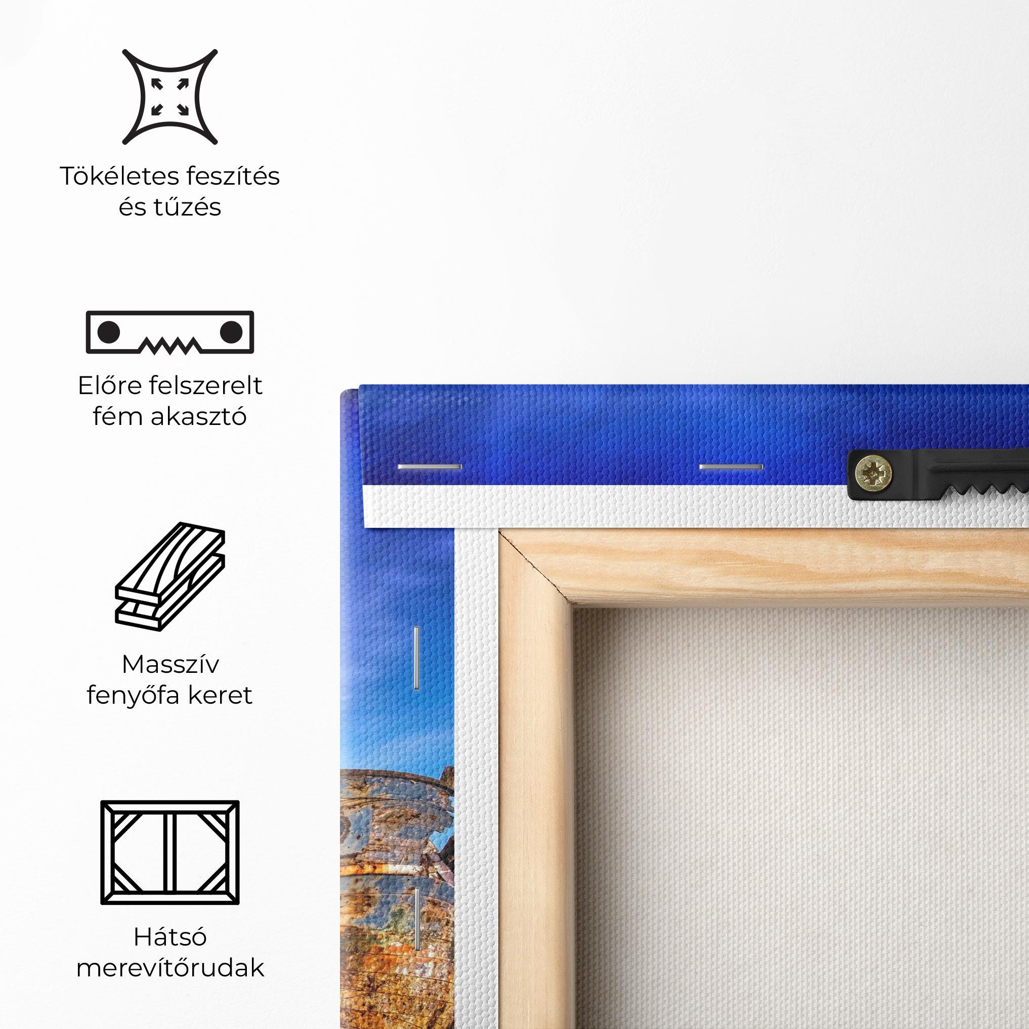 Vászonkép Boat Blue Sky mockup 5