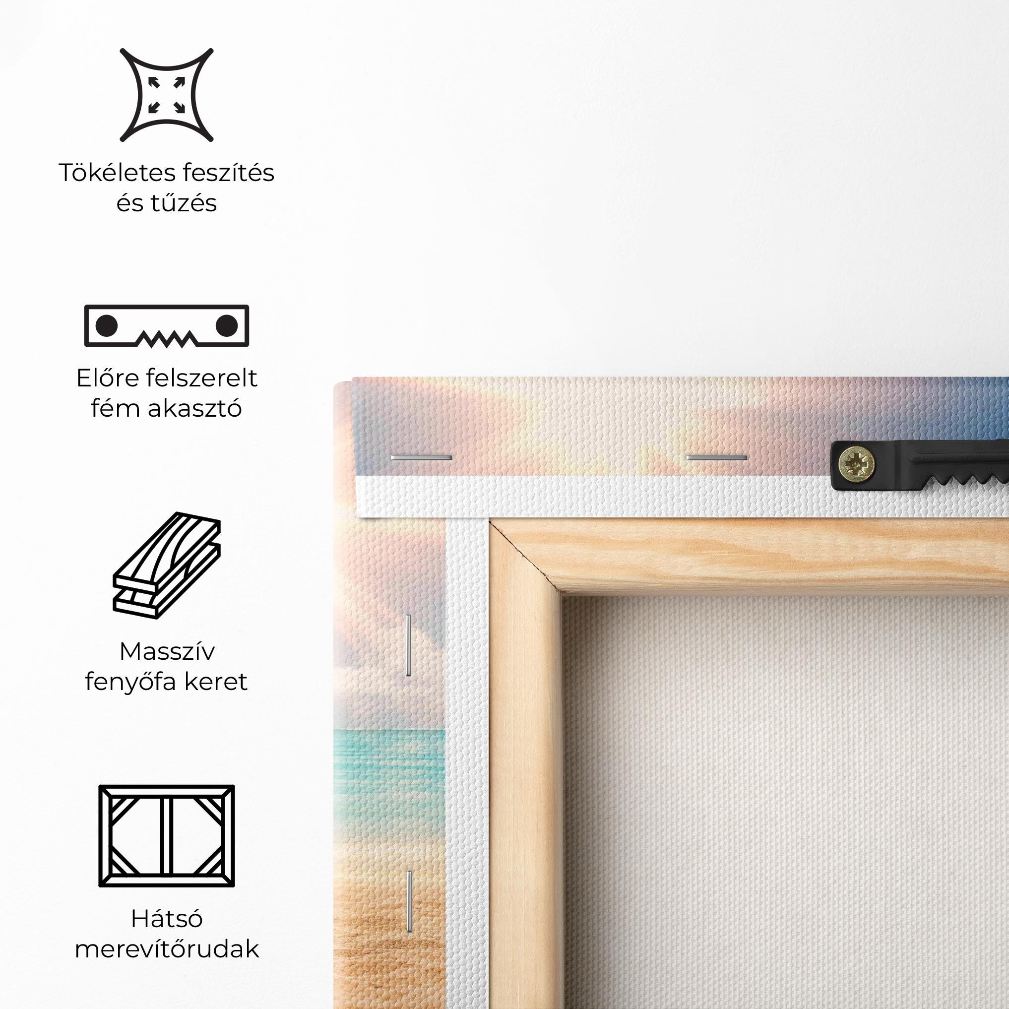 Vászonkép Exotic Beach Ocean mockup 5