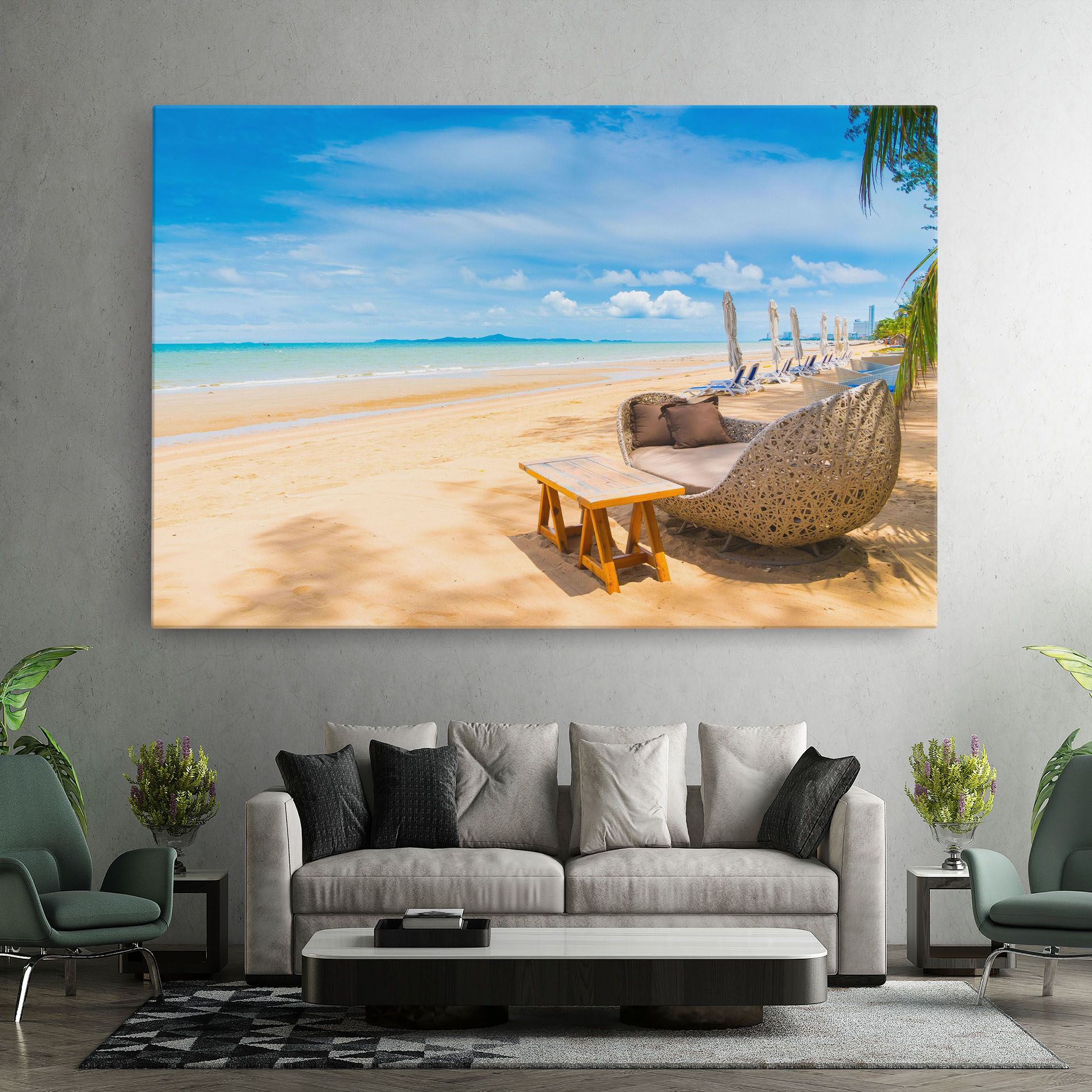 Dinning Blue Sky mockup 7