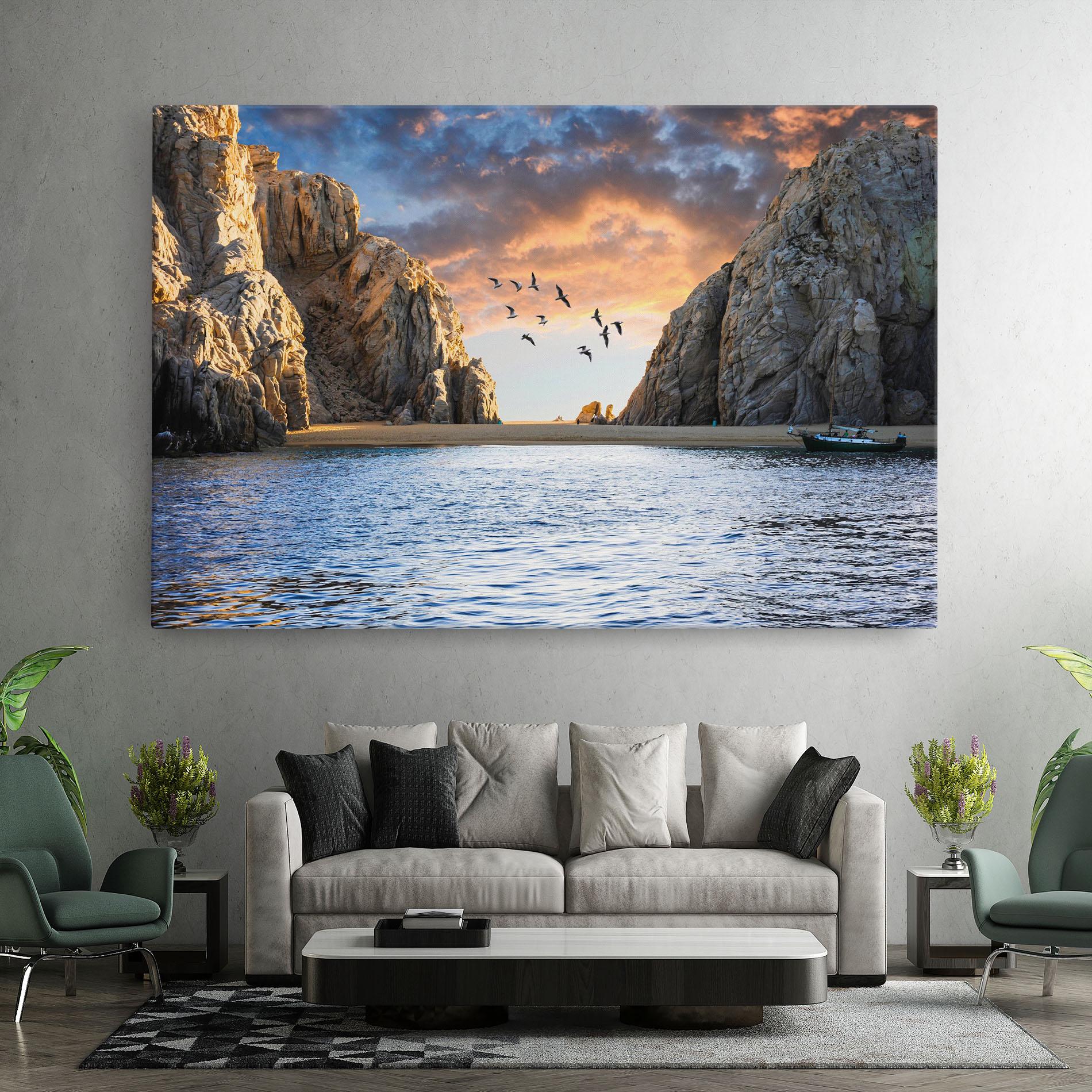 Vászonkép Lover S Beach mockup 7