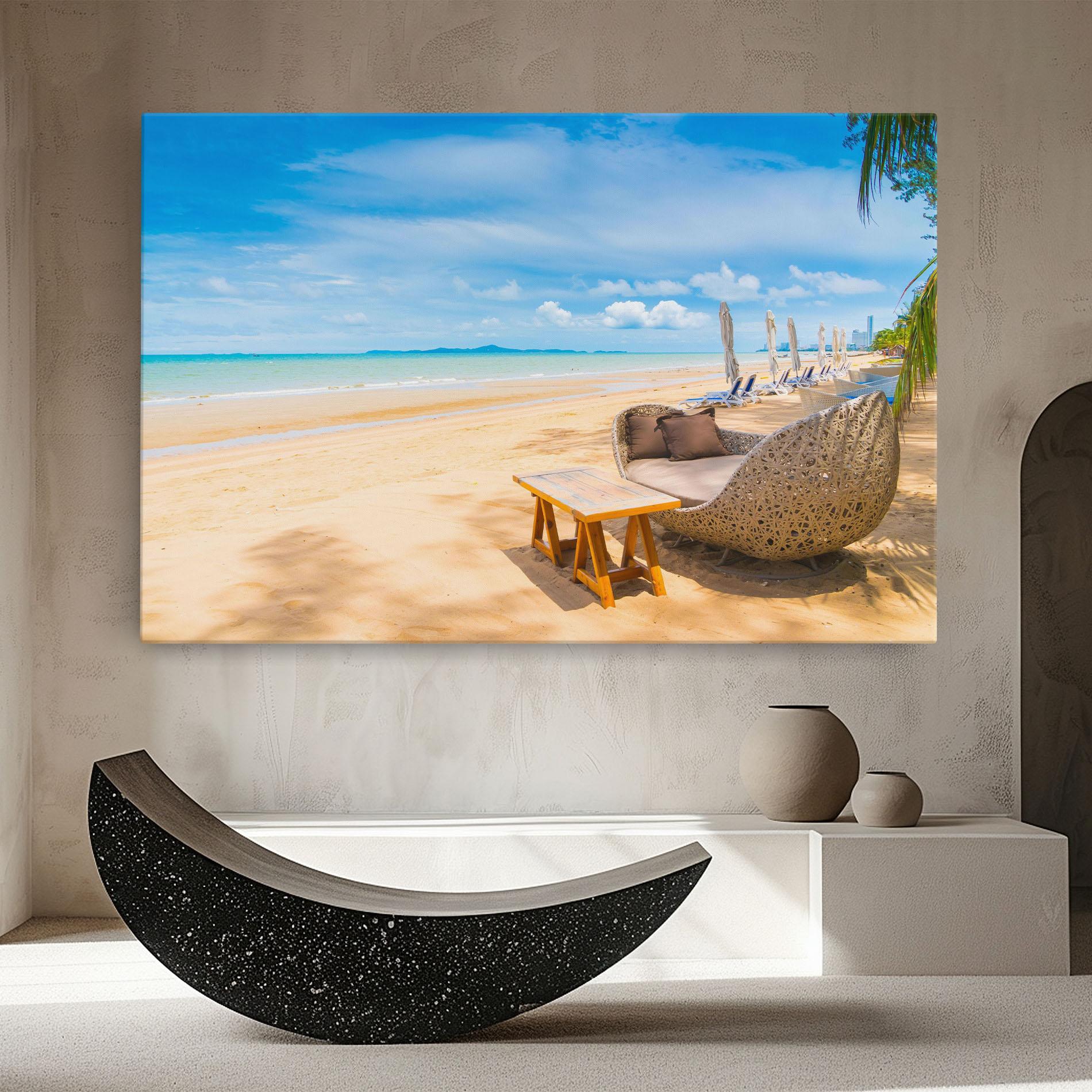 Vászonkép Dinning Blue Sky mockup 8