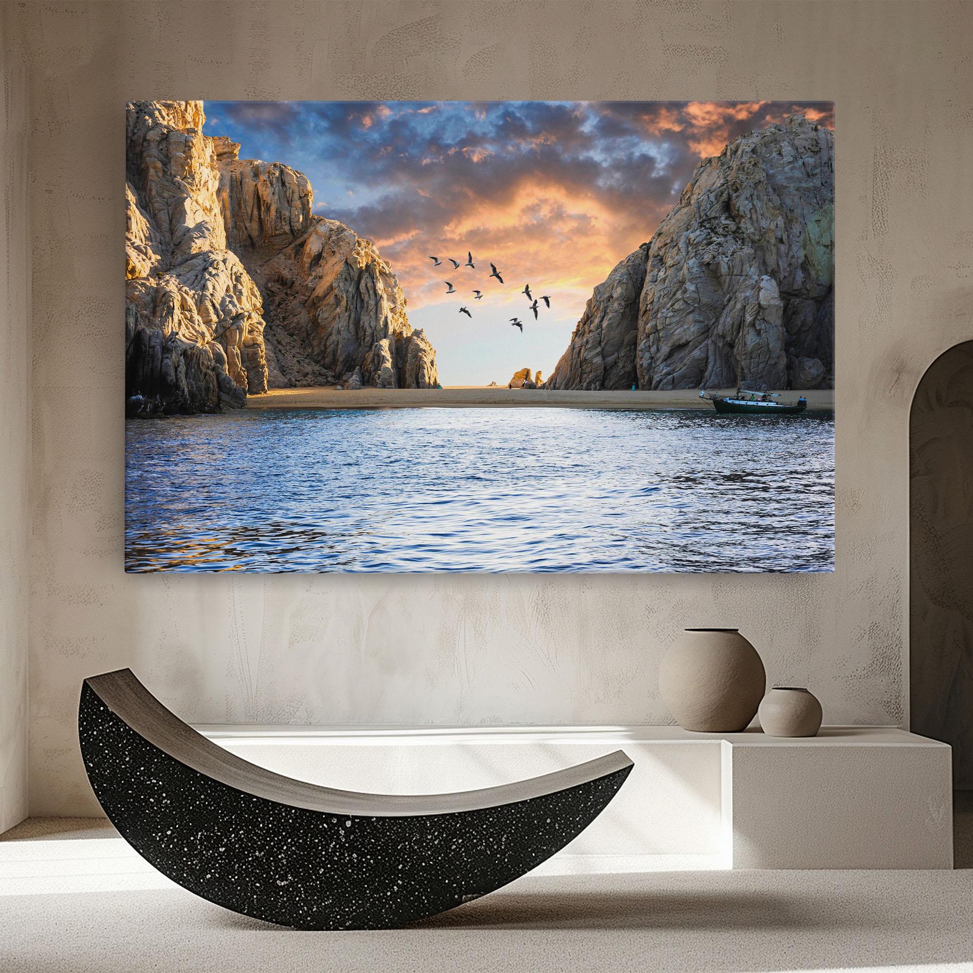 Vászonkép Lover S Beach mockup 8