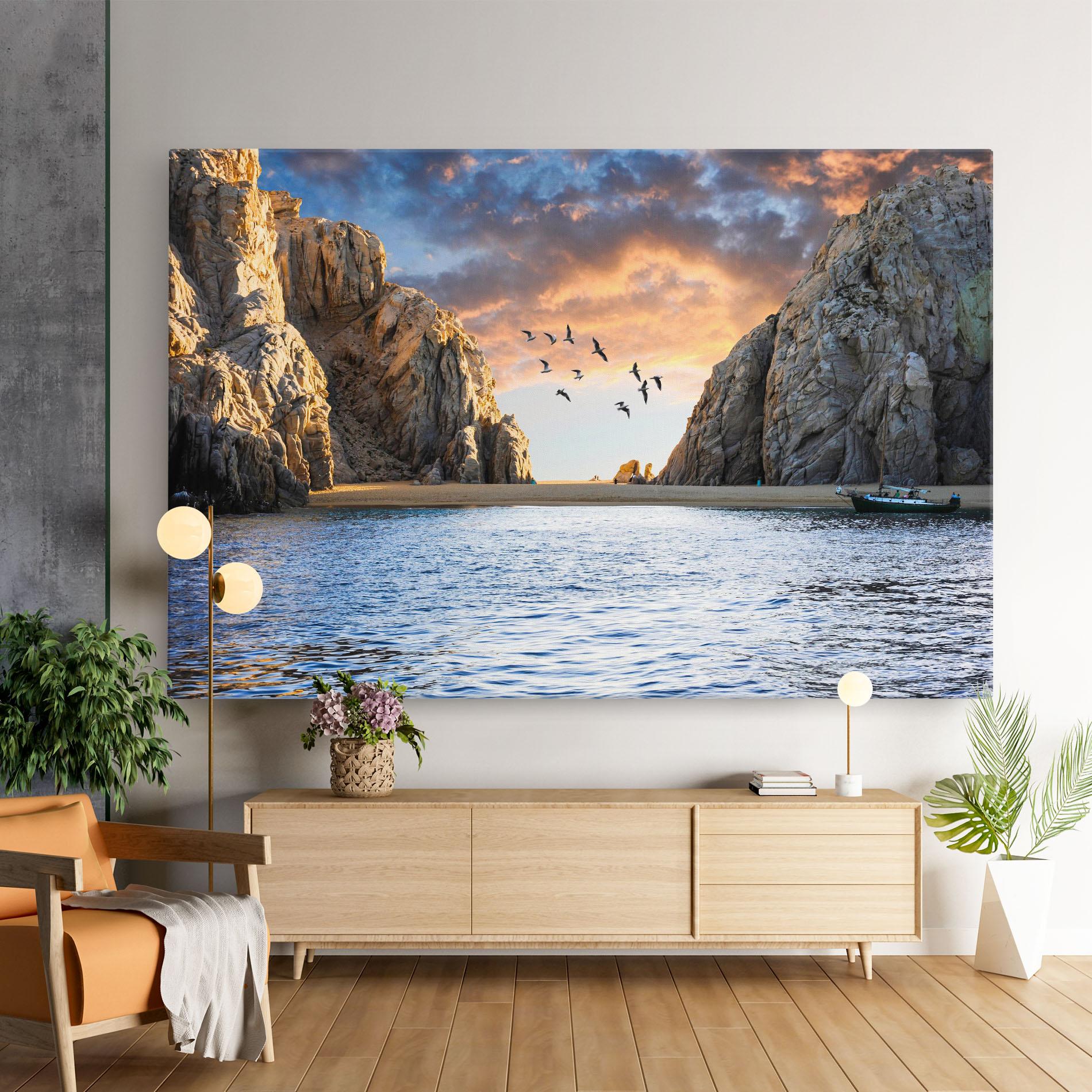 Vászonkép Lover S Beach mockup 9