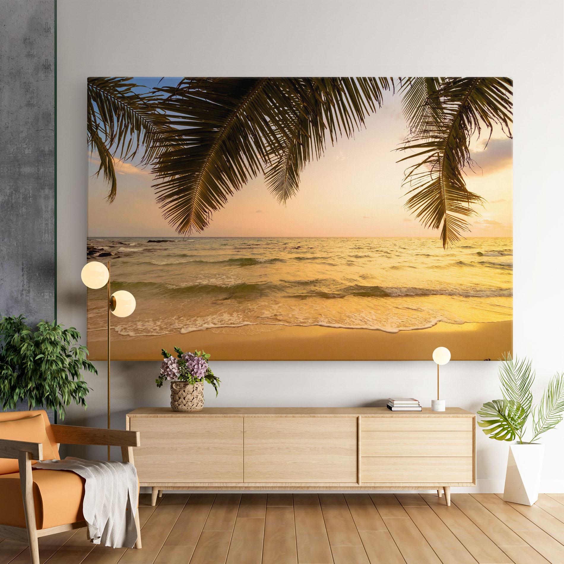 Vászonkép Paradise Island mockup 9