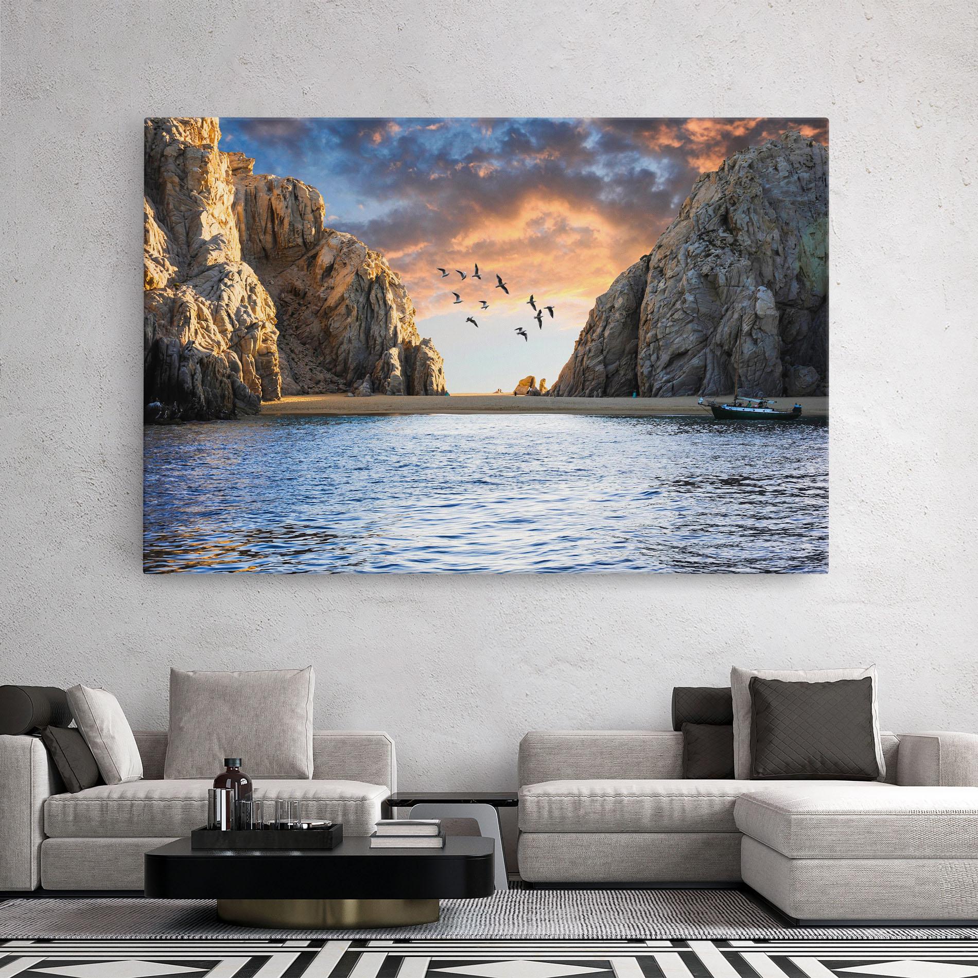 Vászonkép Lover S Beach mockup 2