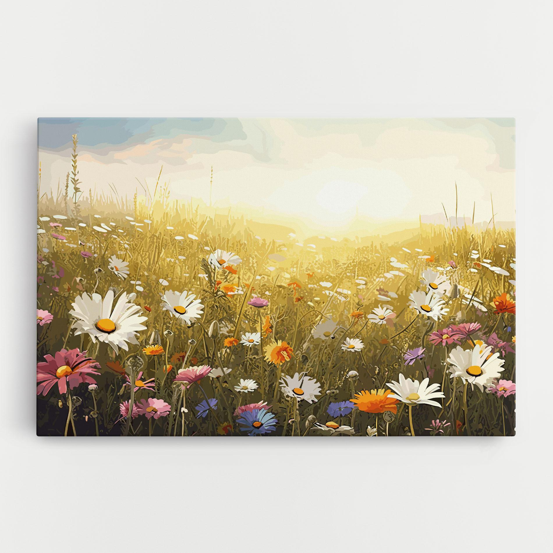 Vászonkép Spring Field Art mockup 0