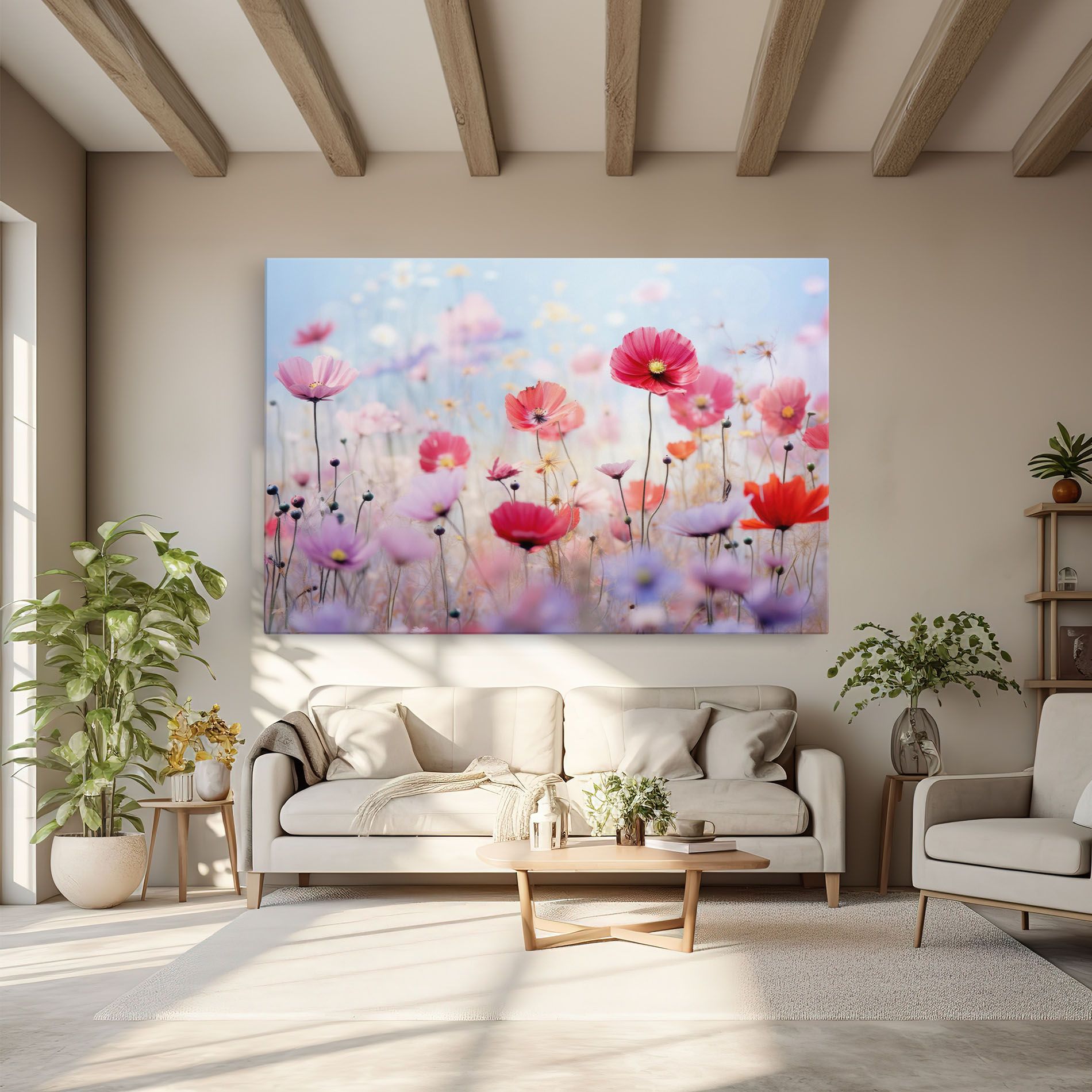 Dreamy Sprig Pink Flower mockup 6