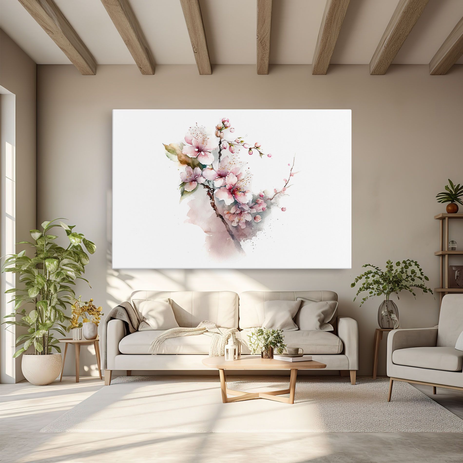 Spring Pastel Flower mockup 6