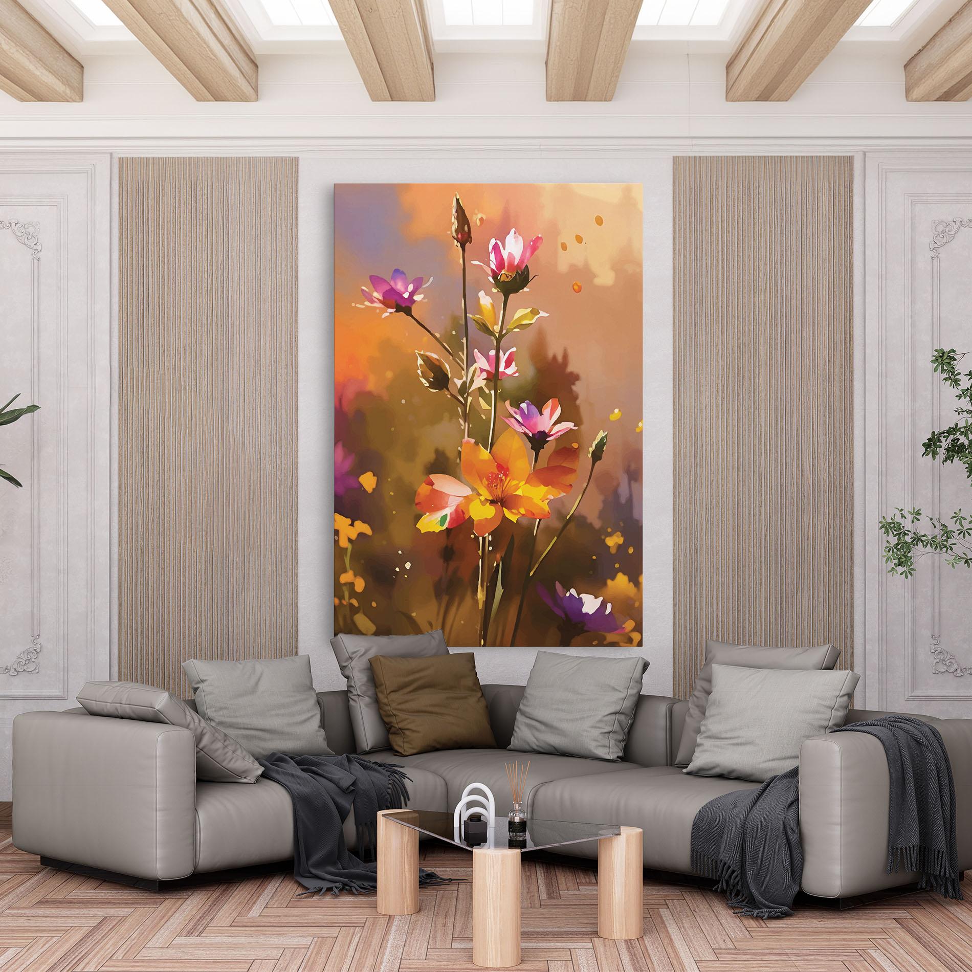 Vászonkép Orange Pink Spring mockup 6