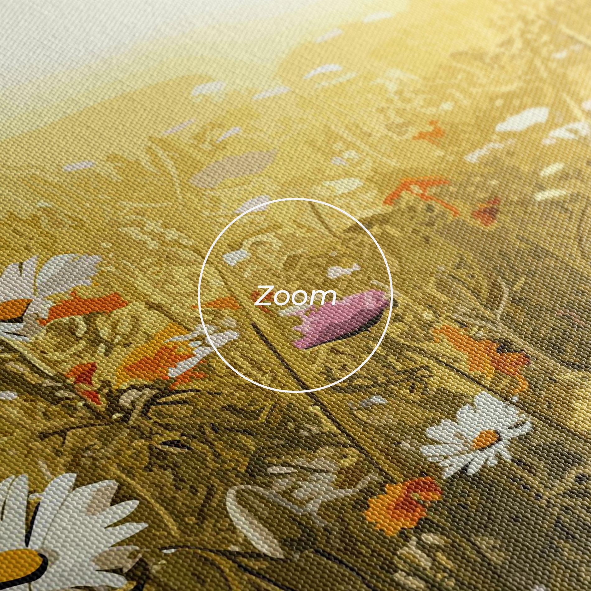 Vászonkép Spring Field Art mockup 3