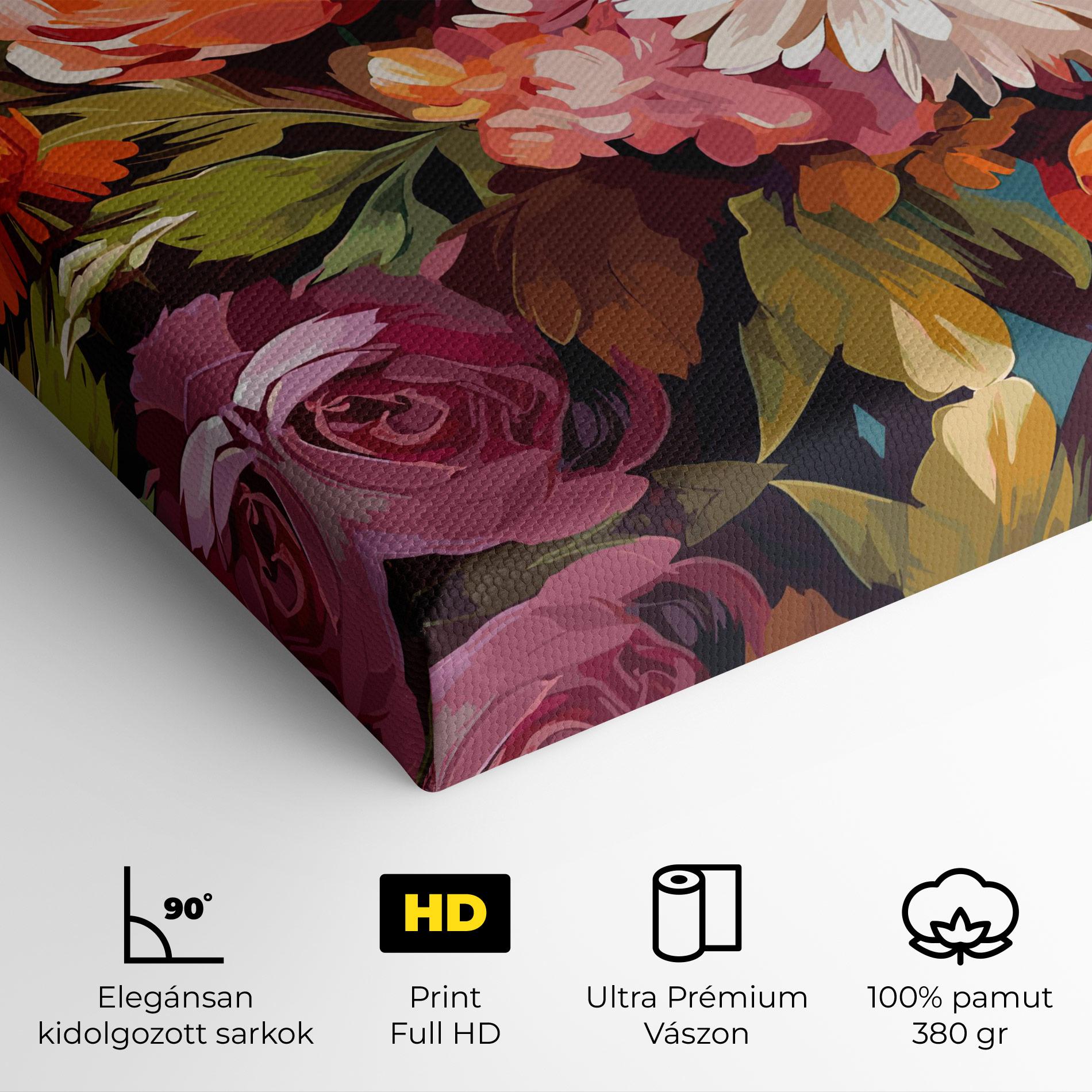 Vászonkép Cream Orange Spring mockup 4