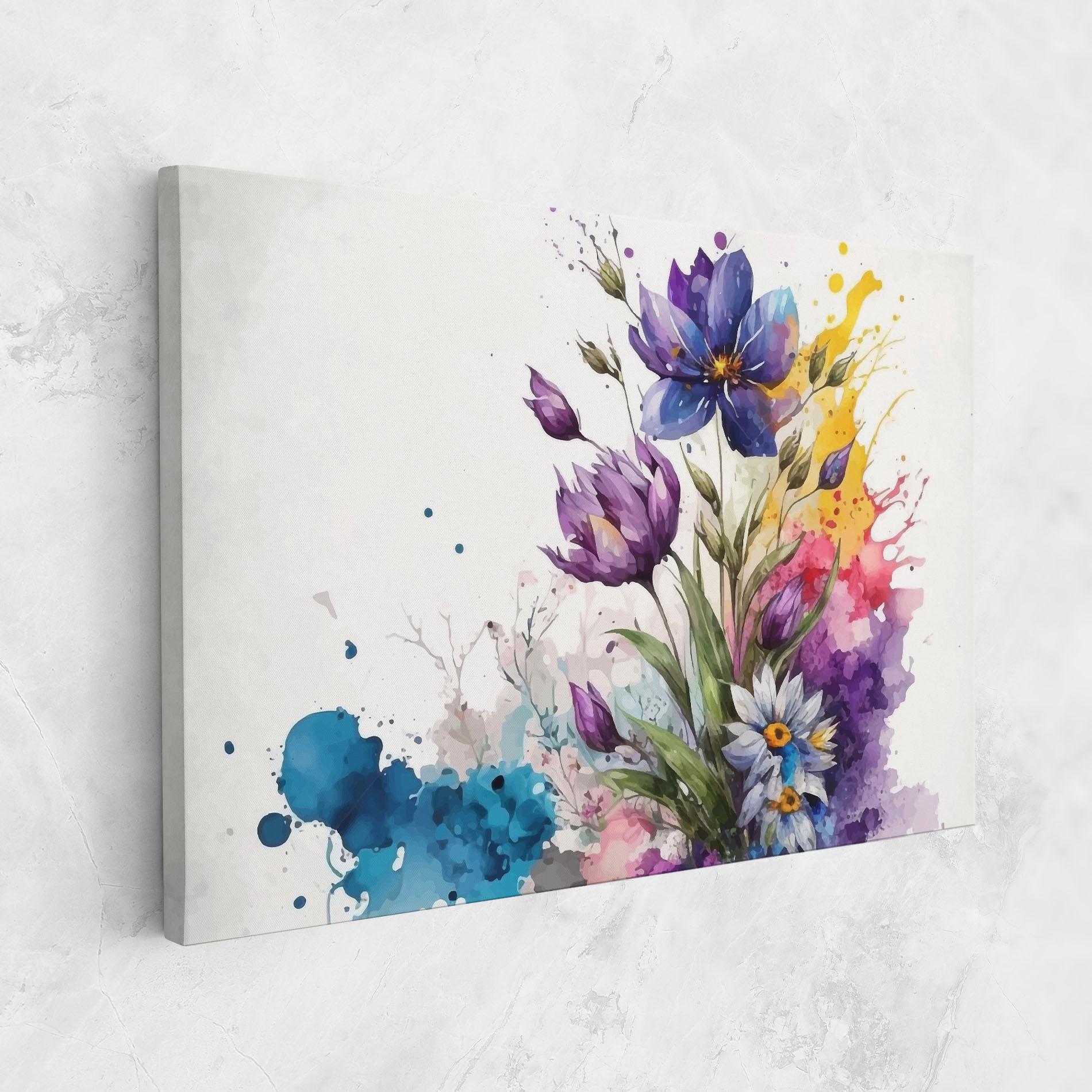Vászonkép Art Flowers Spring mockup 1