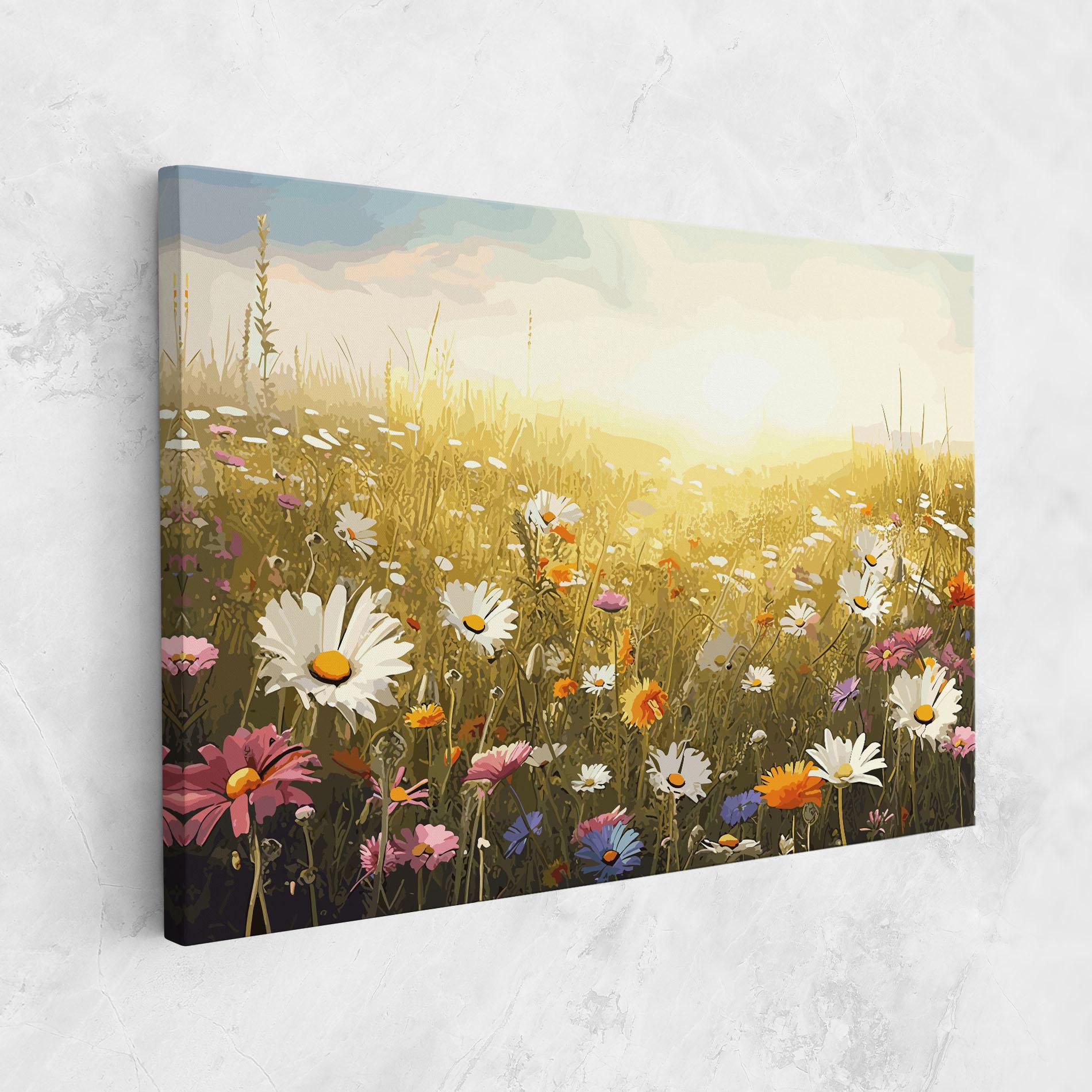Vászonkép Spring Field Art mockup 1