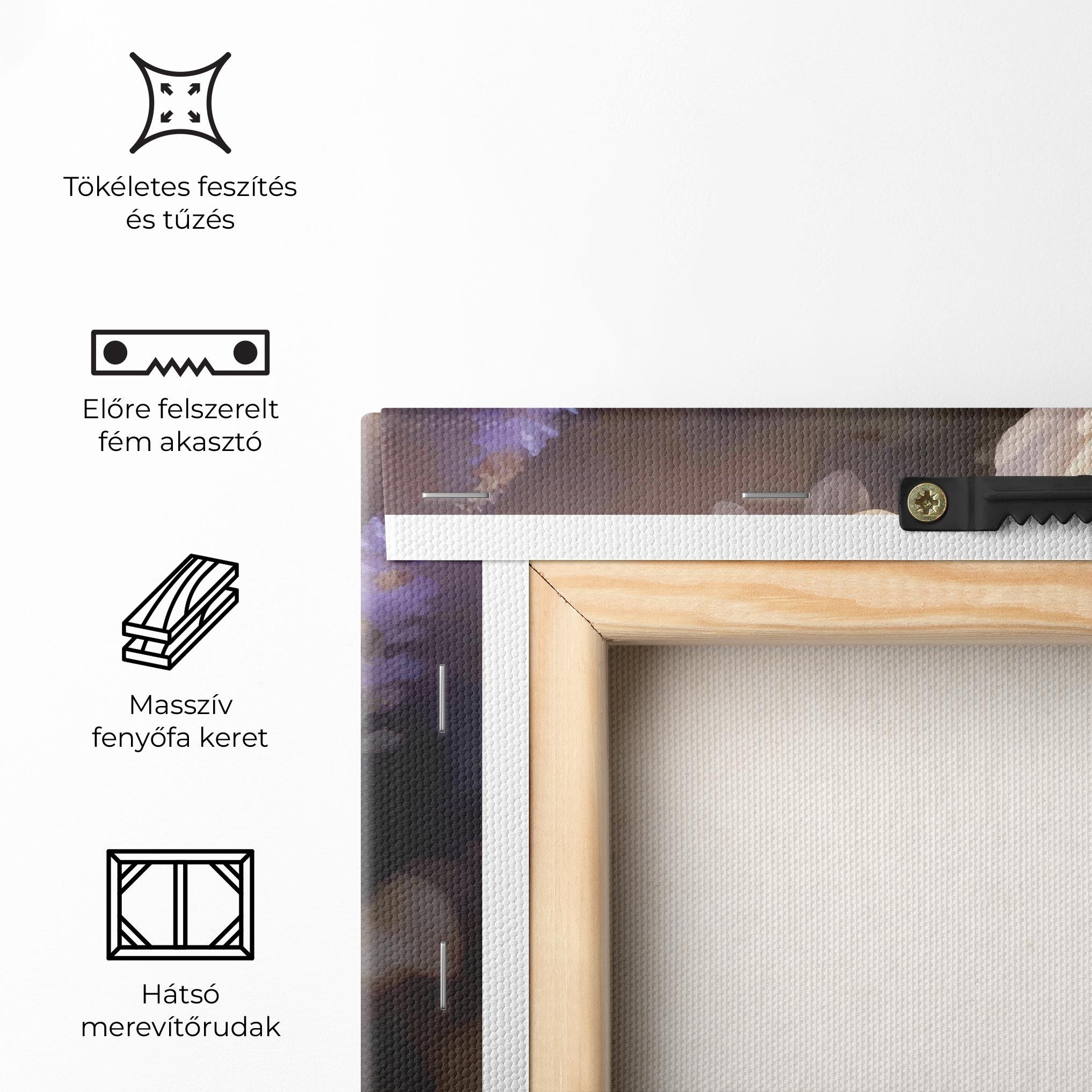 Vászonkép Cream Flower Spring mockup 5