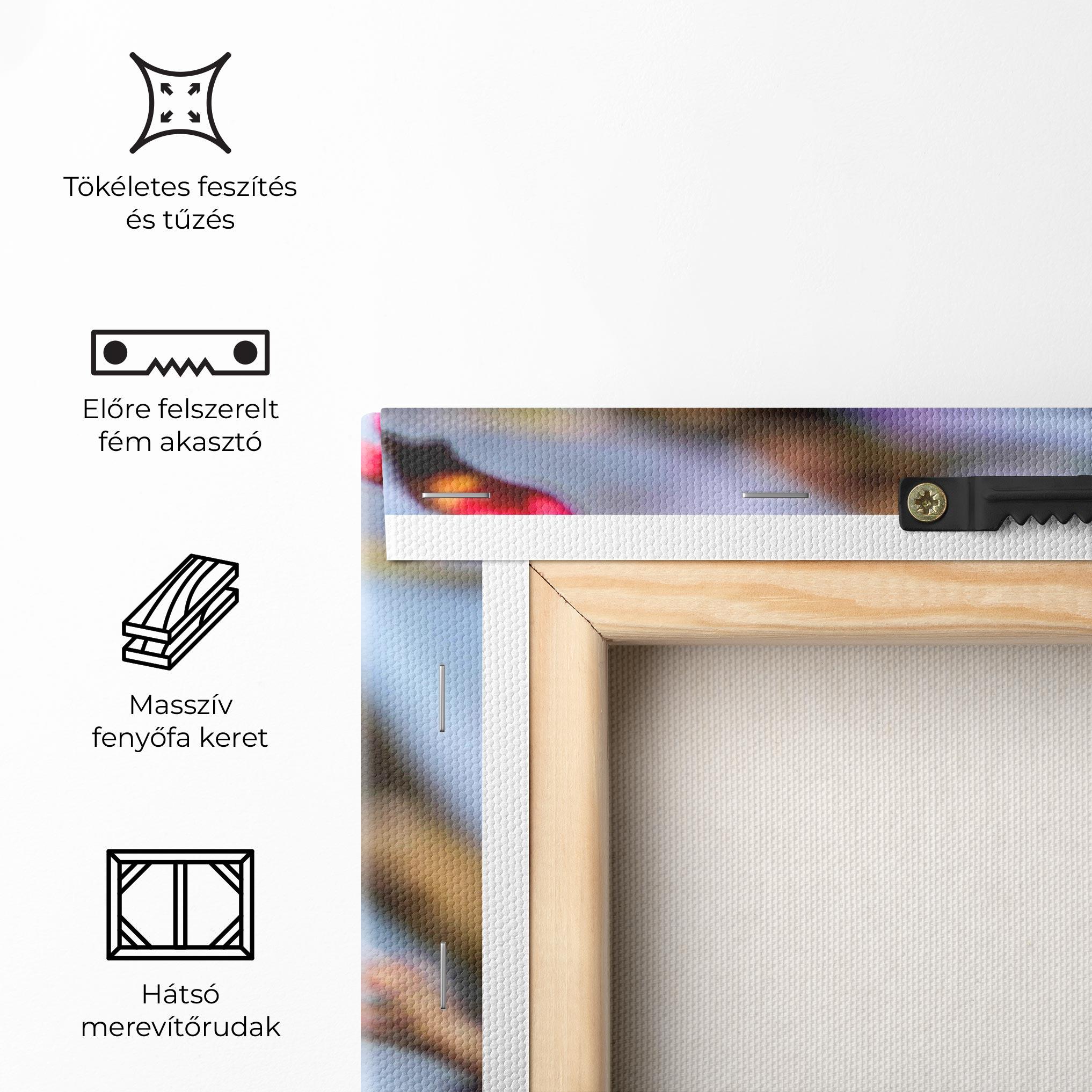 Vászonkép Cute Pink Flower Buds mockup 5