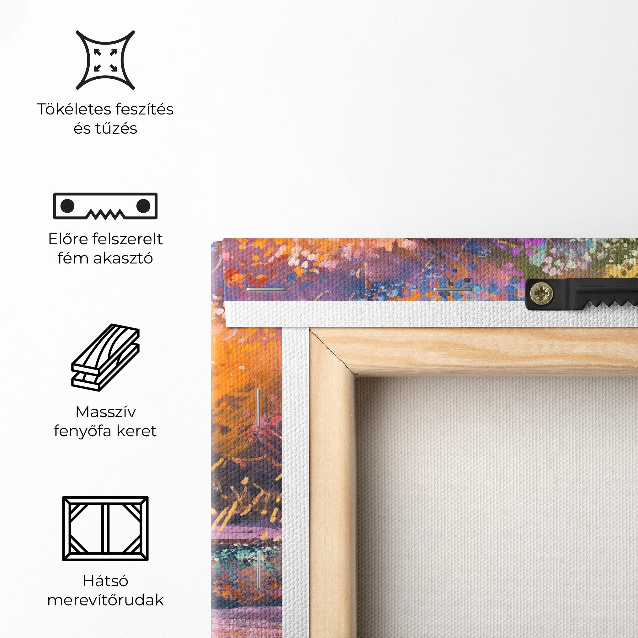 Vászonkép Landscape Colorful Trees mockup 5