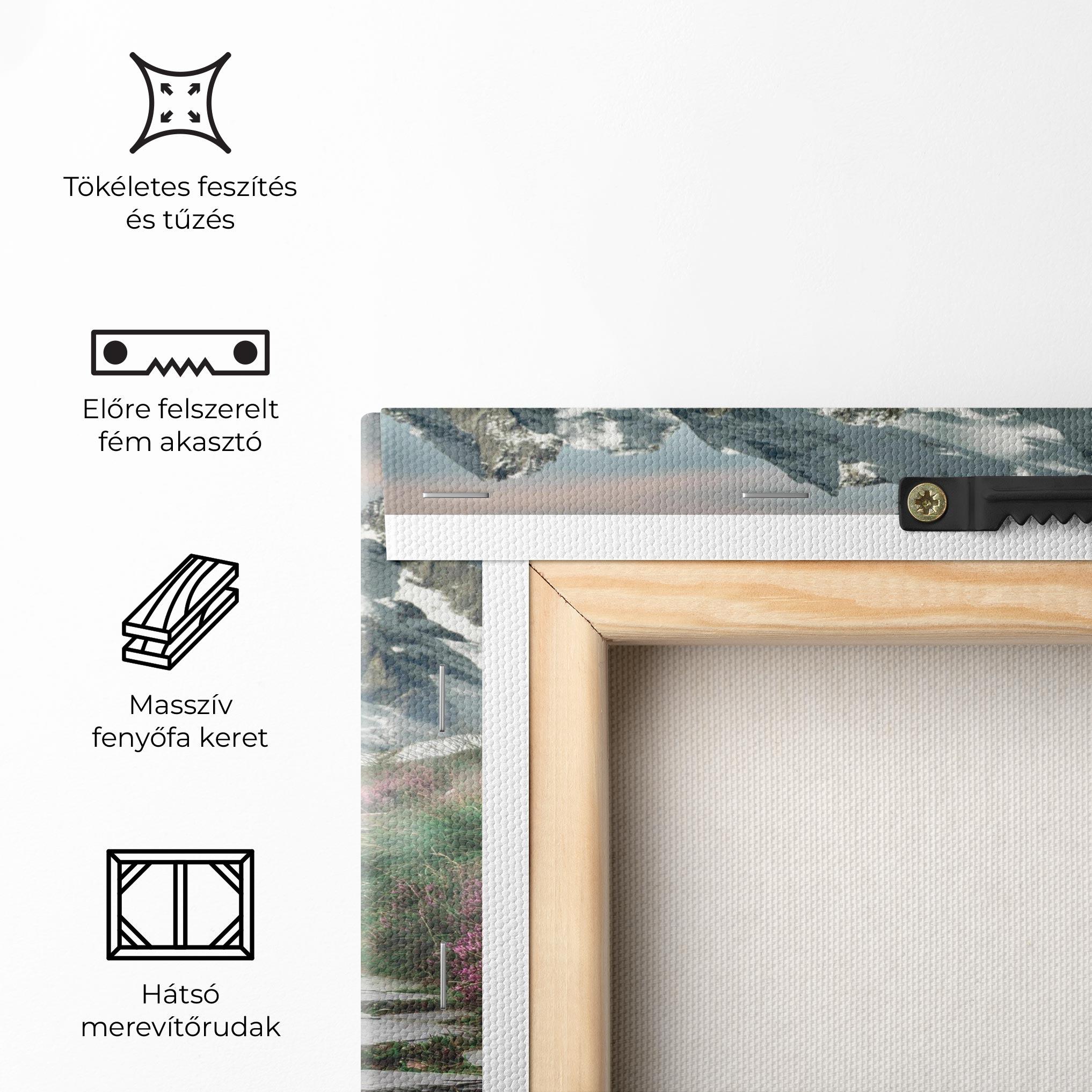 Vászonkép Mountain Spring View mockup 5