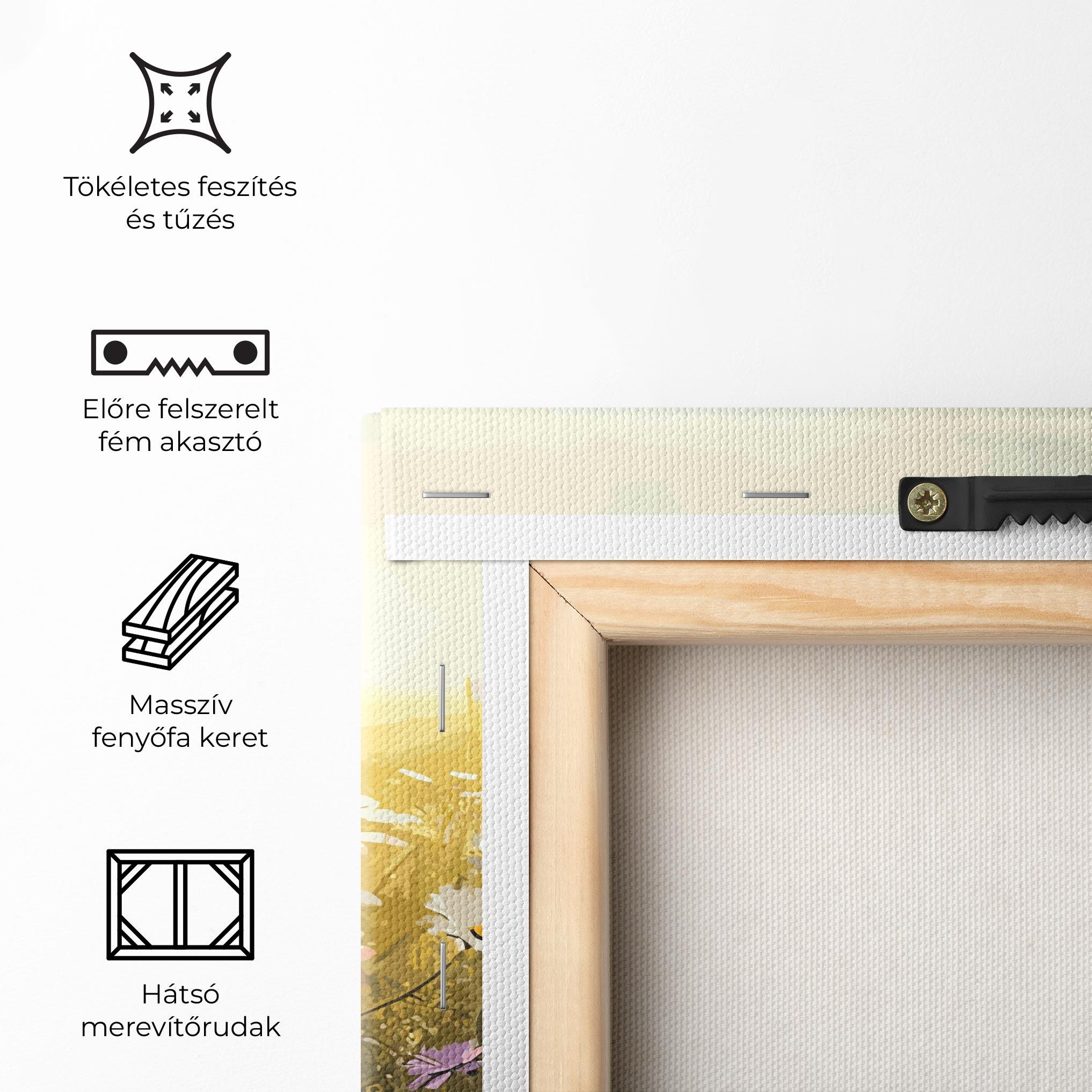 Vászonkép Spring Field Art mockup 5