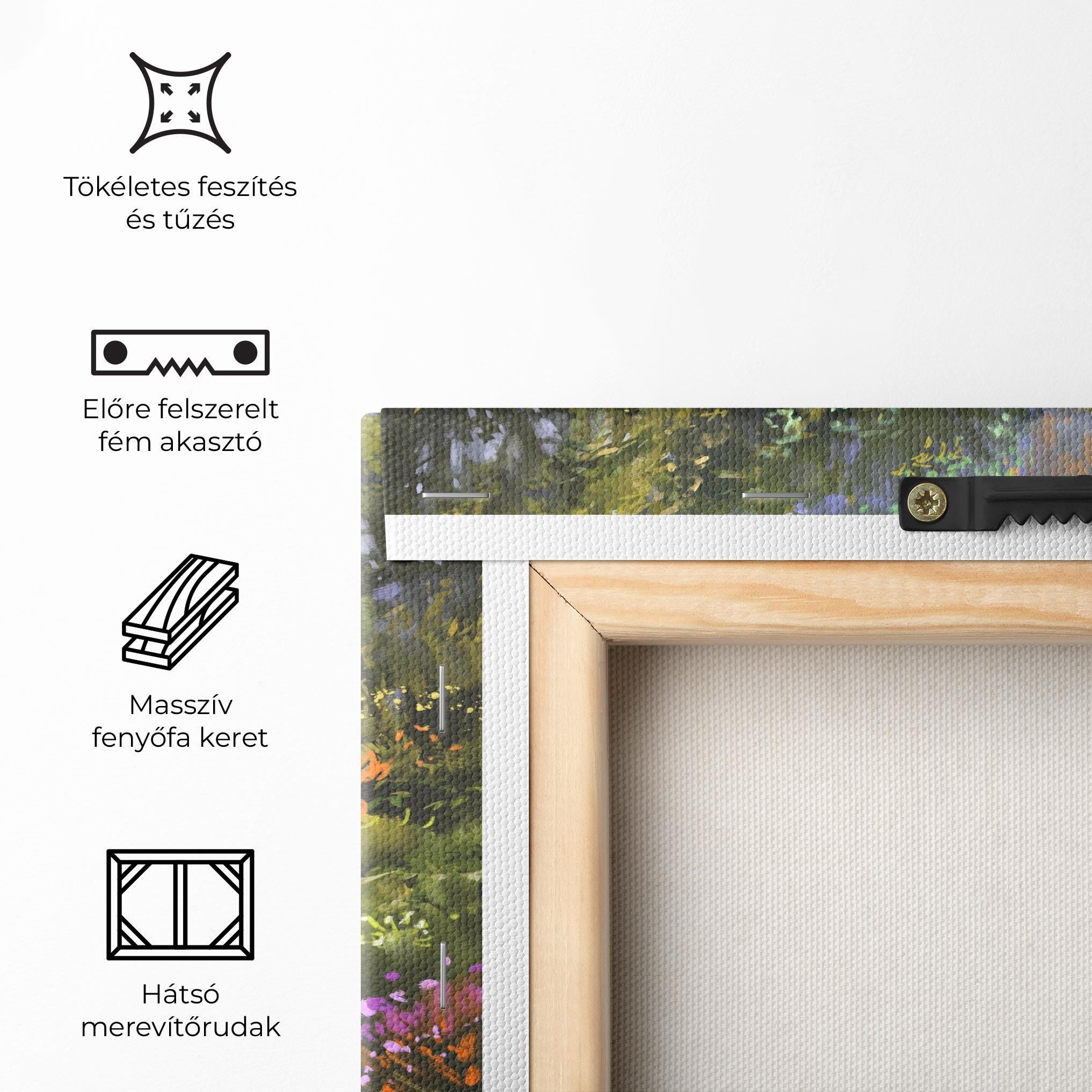 Vászonkép Spring Staircase Painting mockup 5