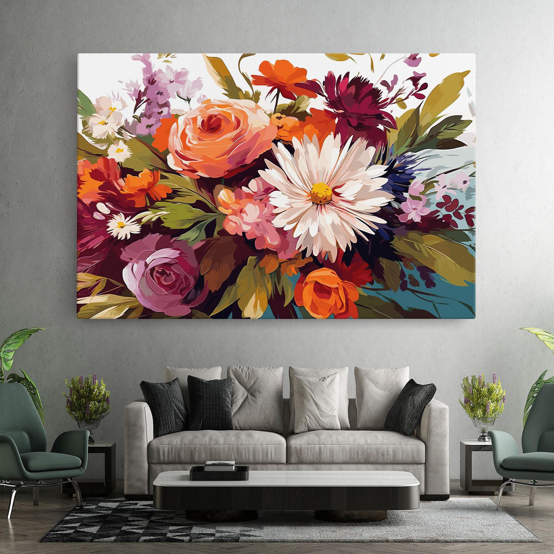 Vászonkép Cream Orange Spring mockup 7