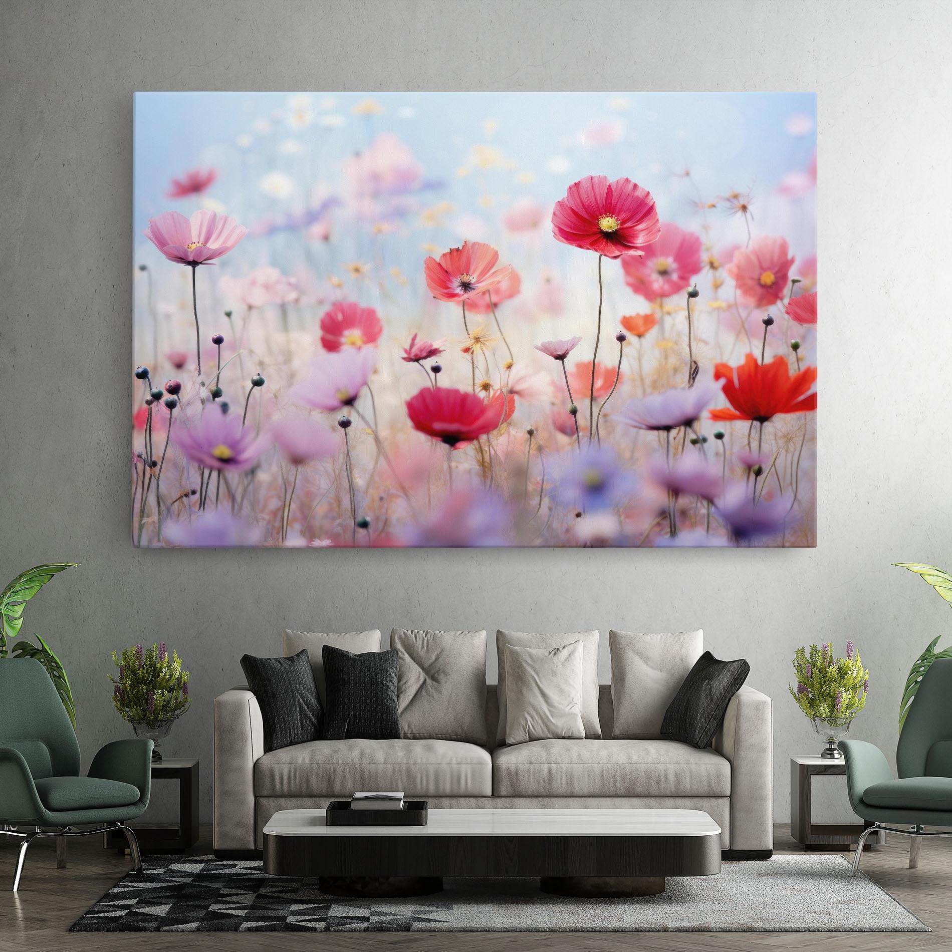 Vászonkép Dreamy Sprig Pink Flower mockup 7