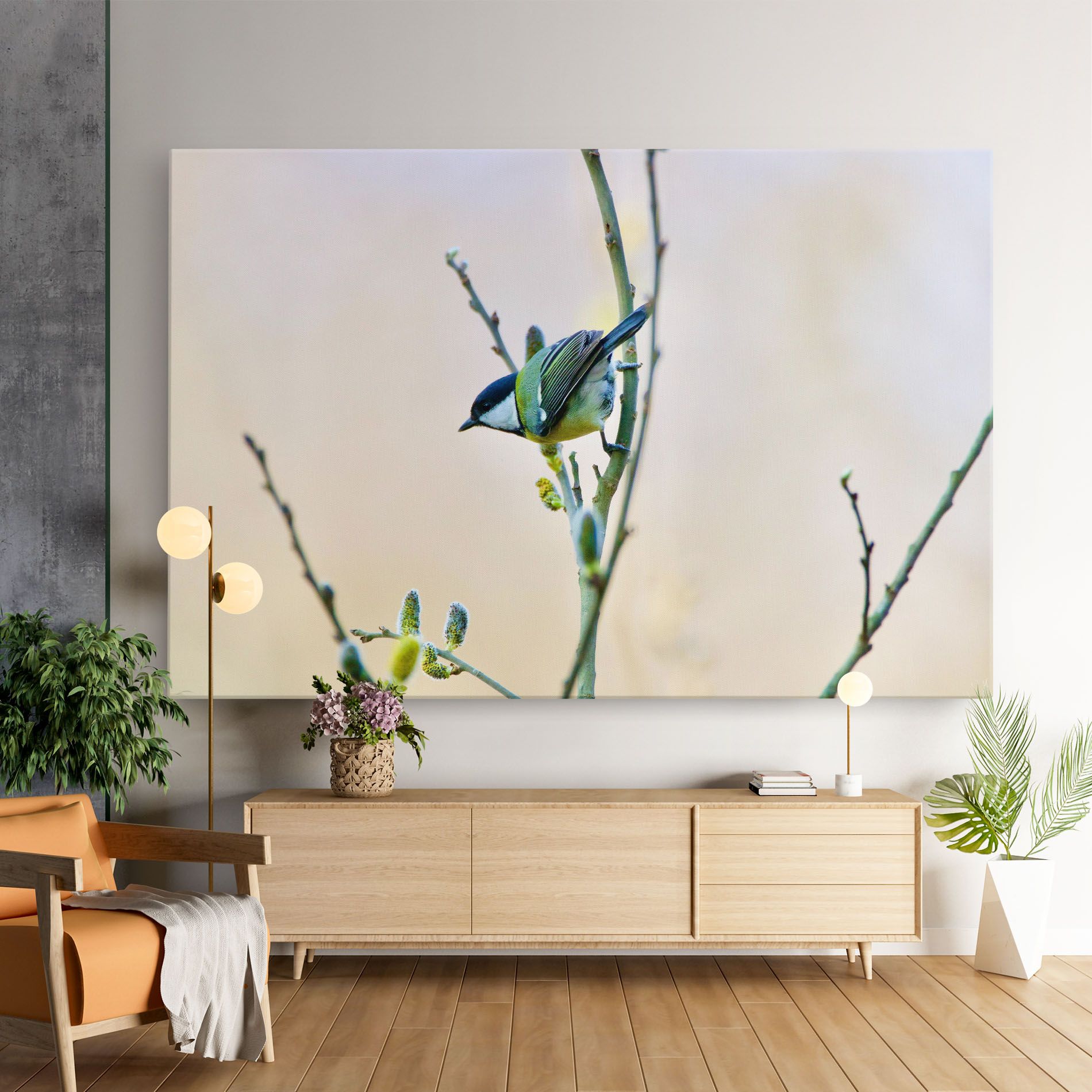 Beautiful Spring Bird mockup 9