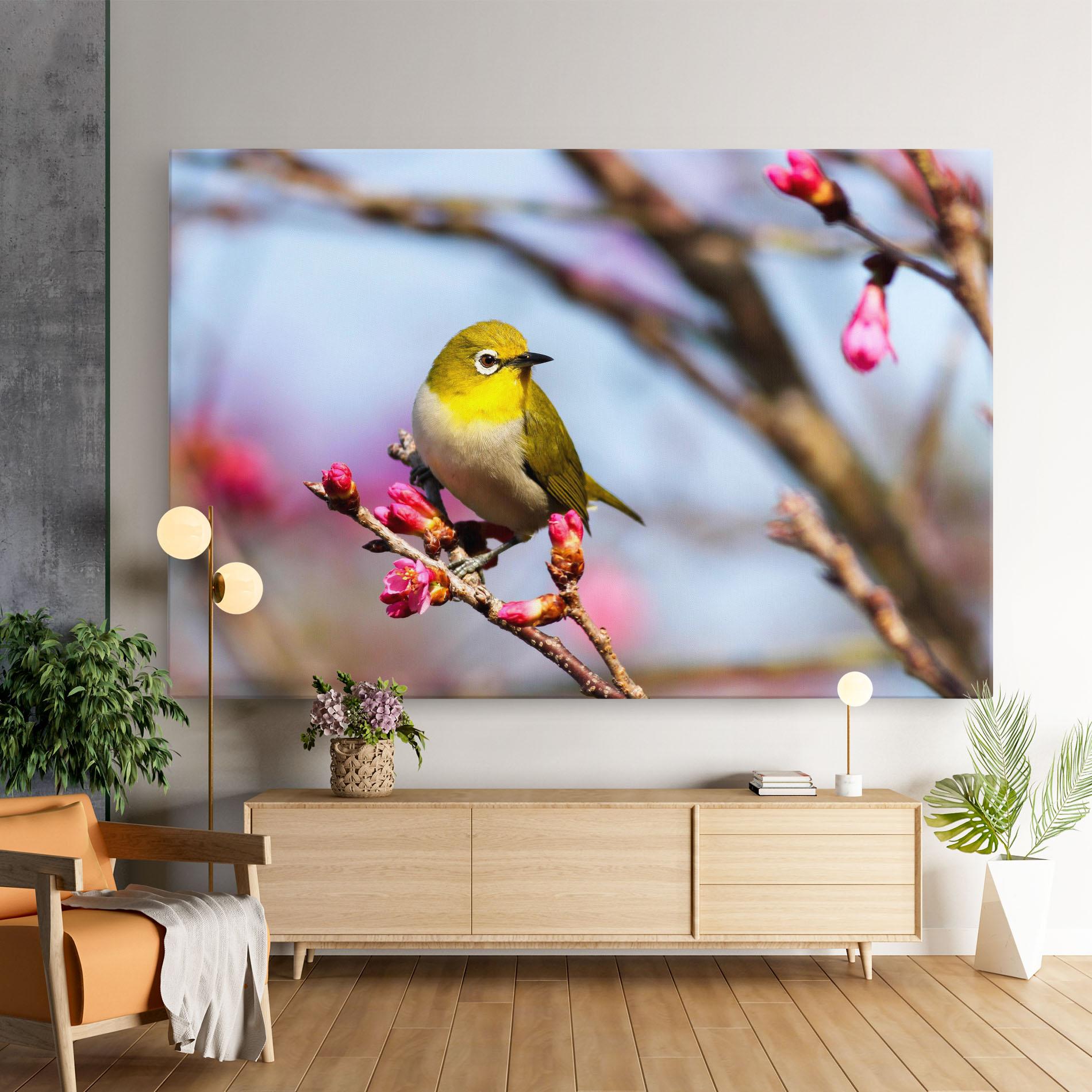 Vászonkép Cute Pink Flower Buds mockup 9