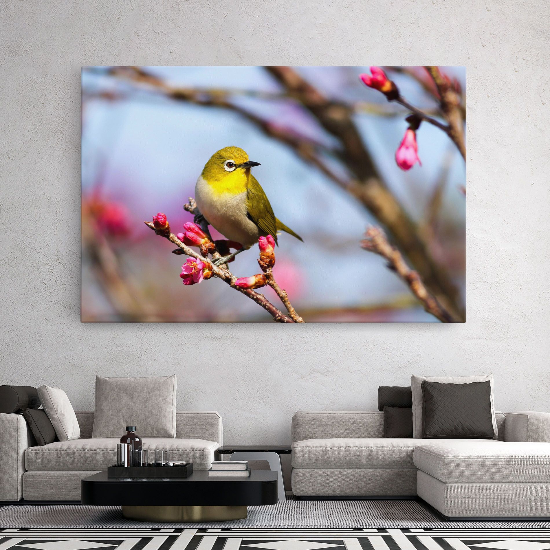 Cute Pink Flower Buds mockup 2