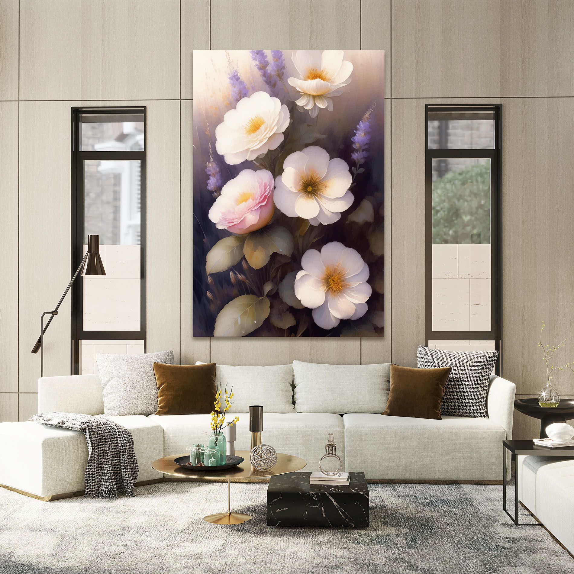 Cream Flower Spring mockup 2