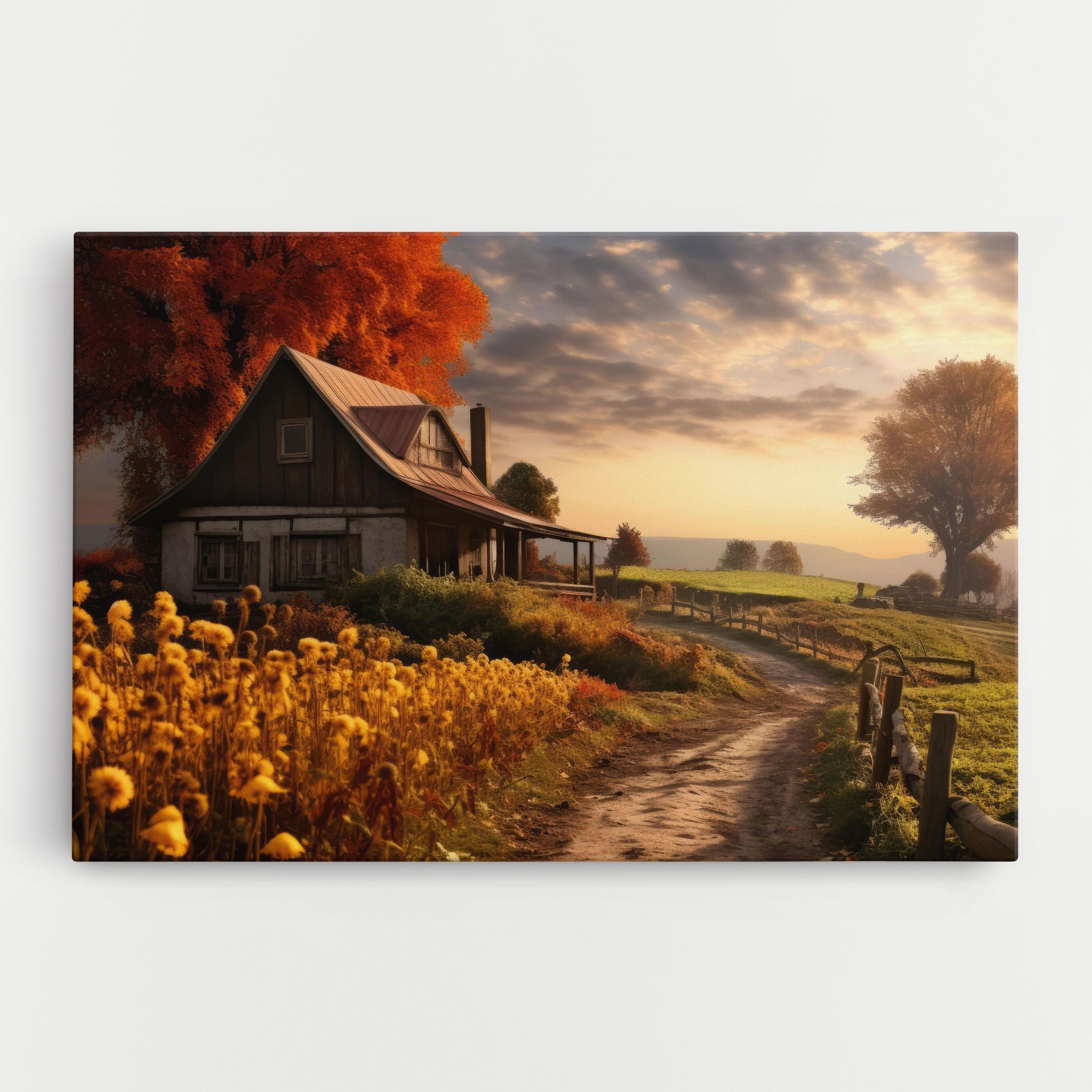 Autumn Farm House mockup 0