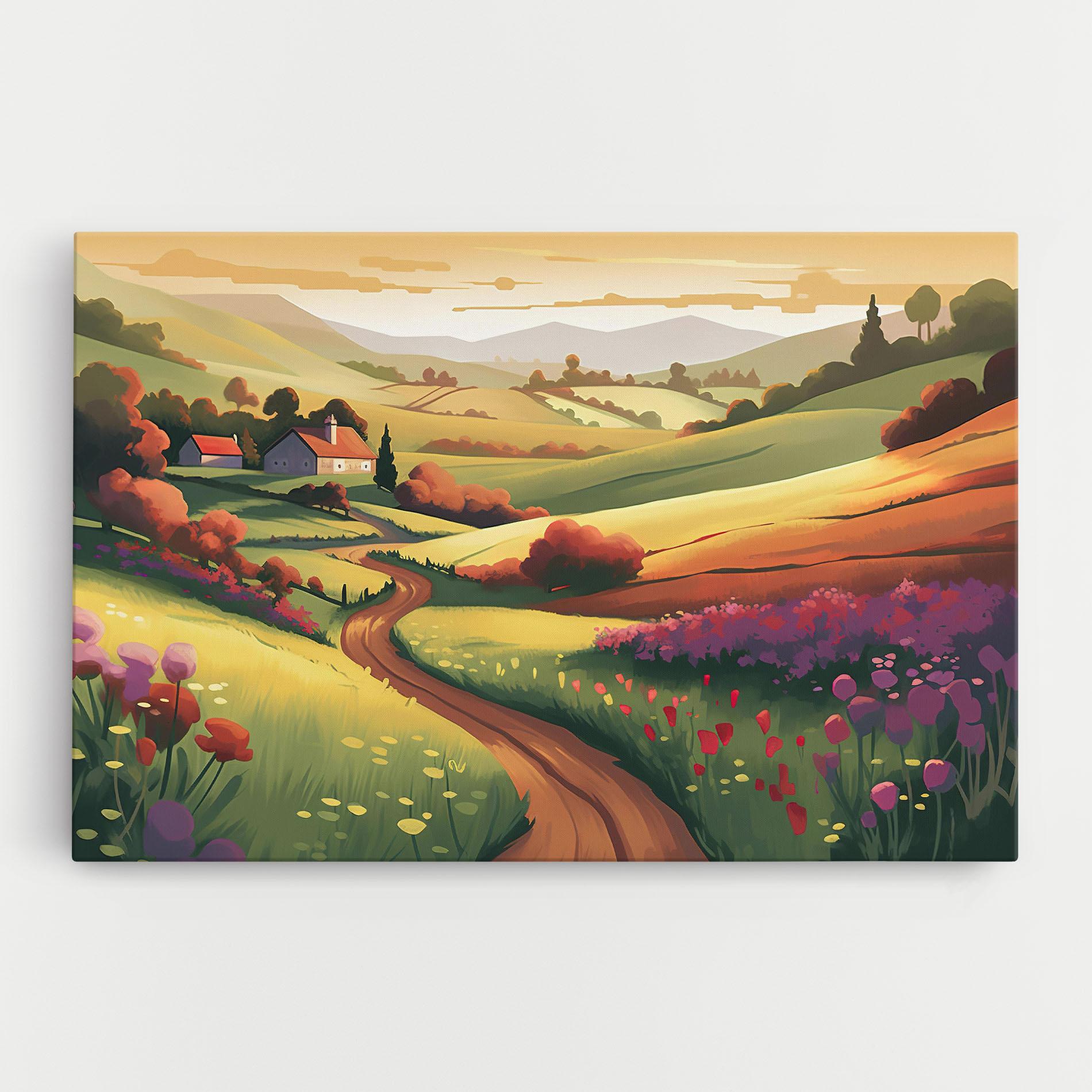 Vászonkép Countryside Charm mockup 0