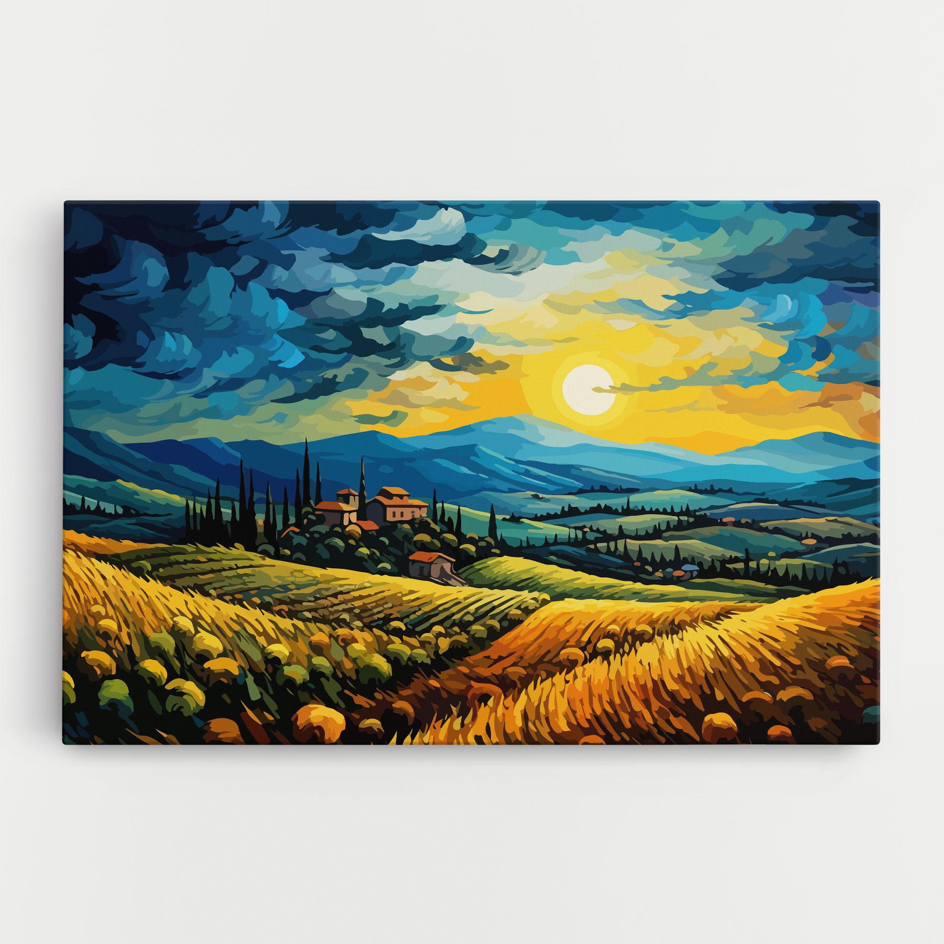 Vászonkép Rural Fantasy View mockup 0