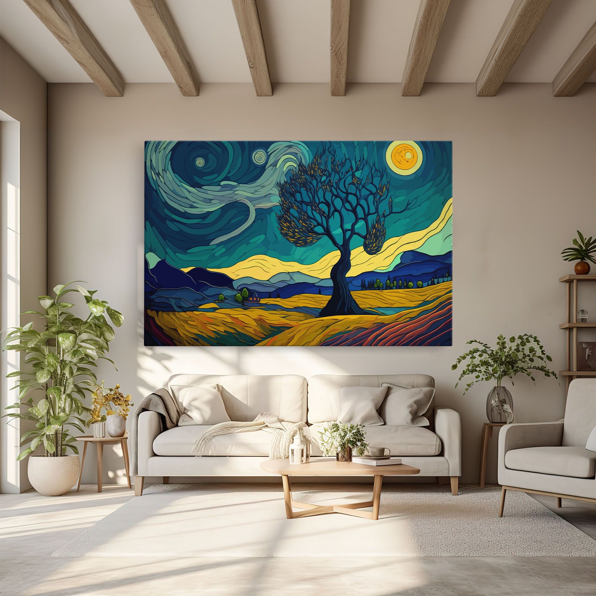 Abstract Rural Art mockup 6