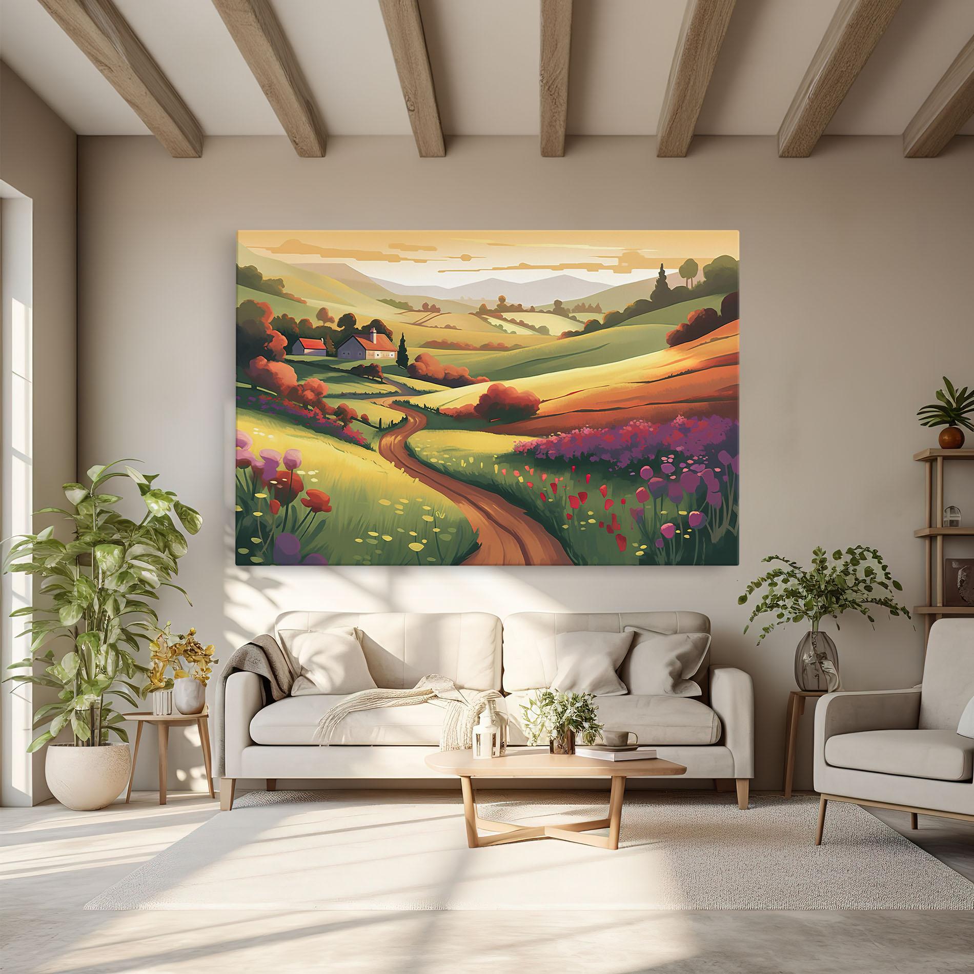 Vászonkép Countryside Charm mockup 6