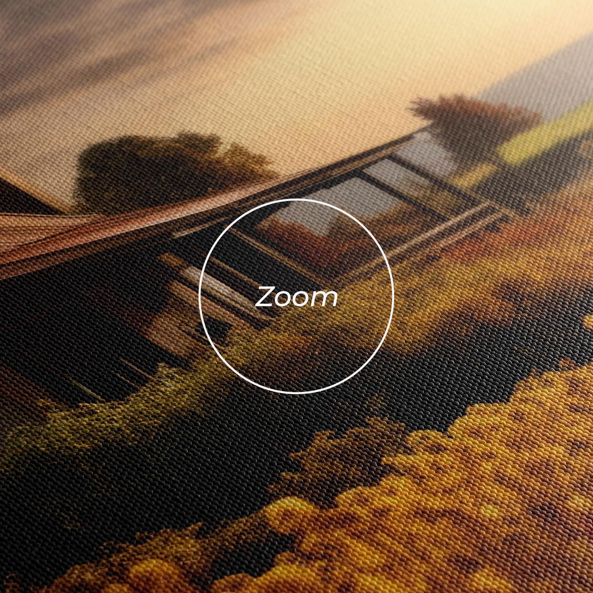 Vászonkép Autumn Farm House mockup 3