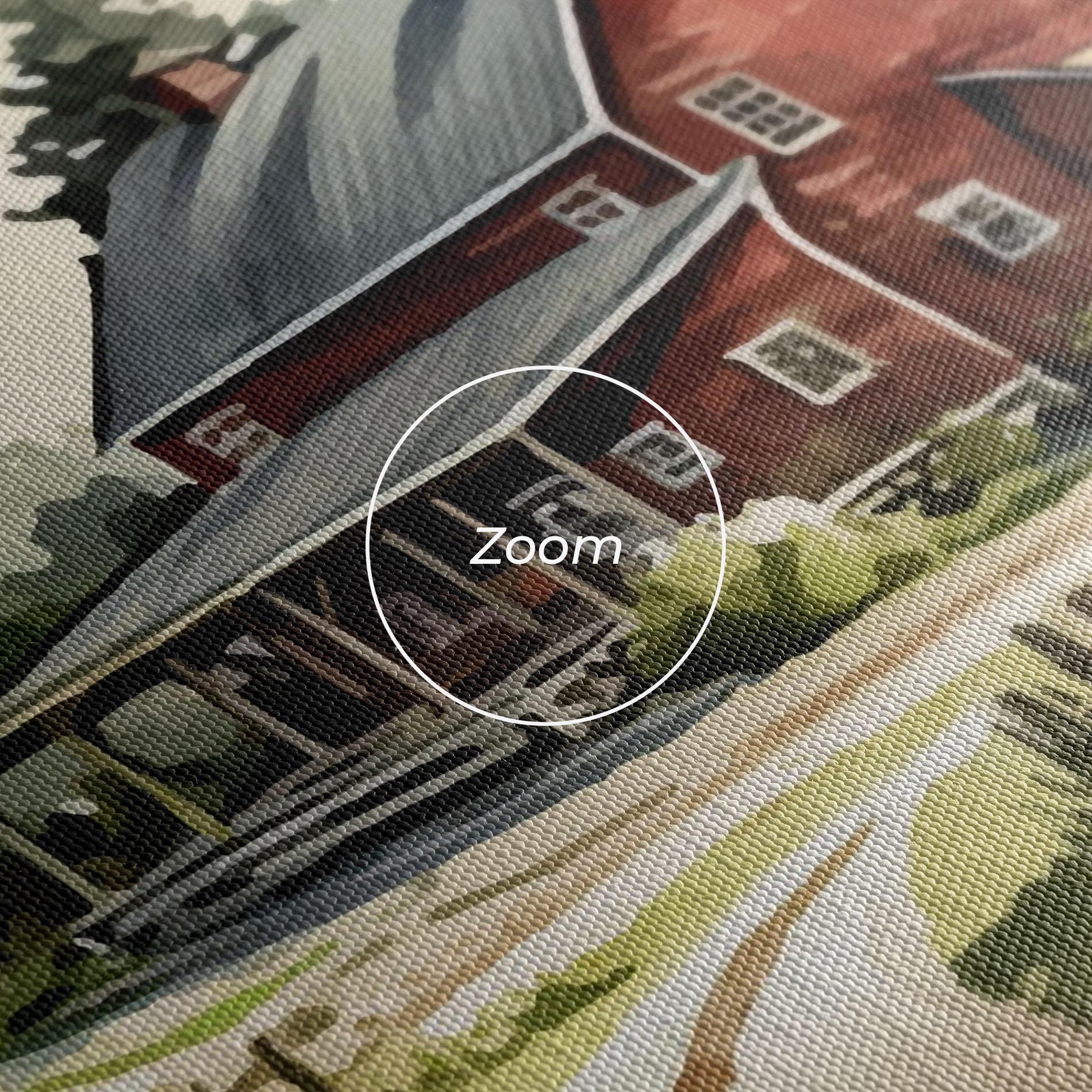 Vászonkép Farmhouse Painting mockup 3