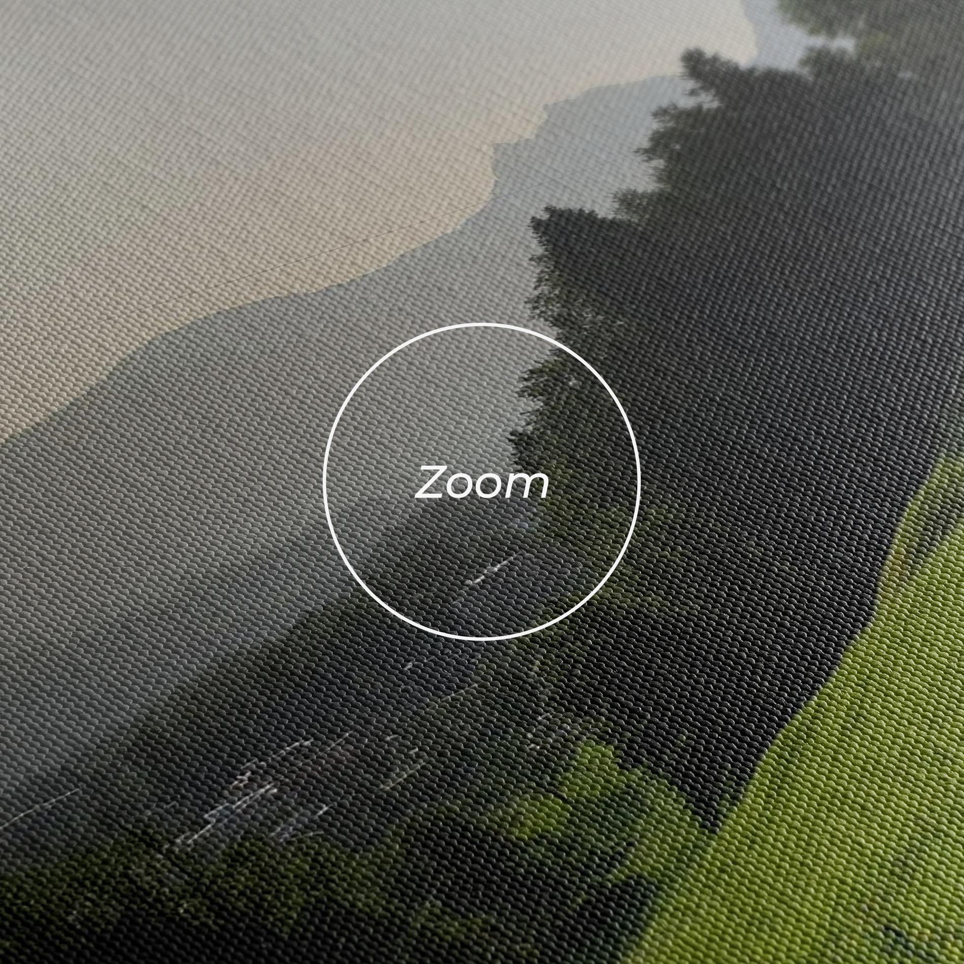 Vászonkép Foggy Rural Road mockup 3