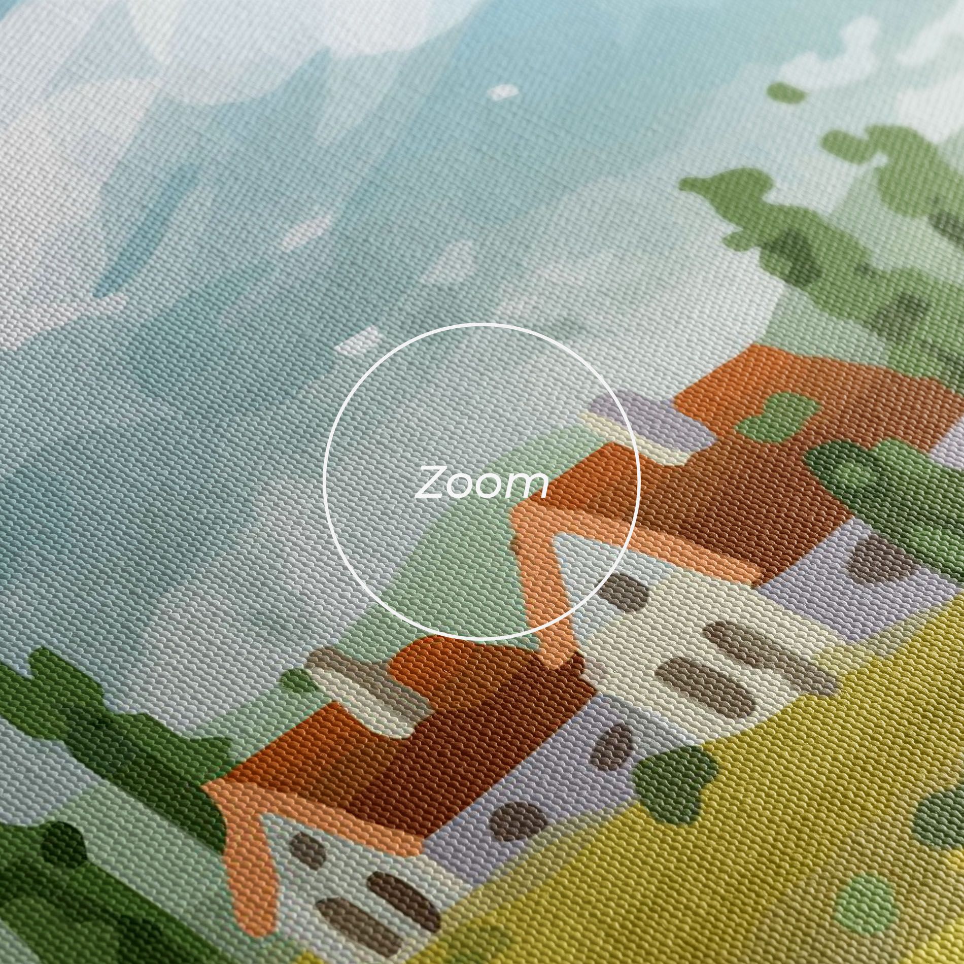 Orange Yellow House mockup 3