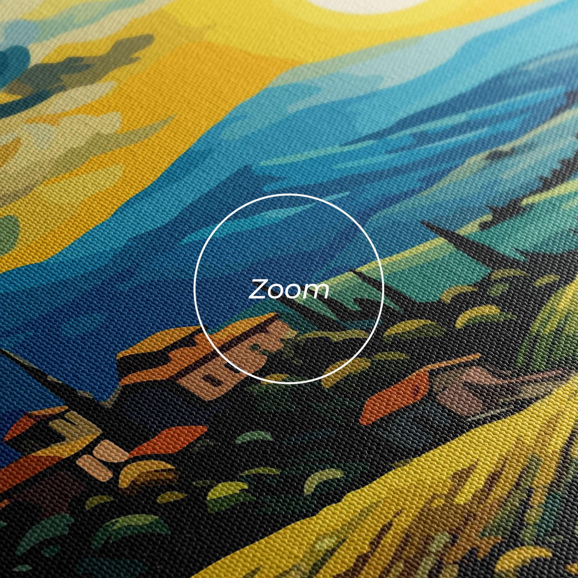 Vászonkép Rural Fantasy View mockup 3