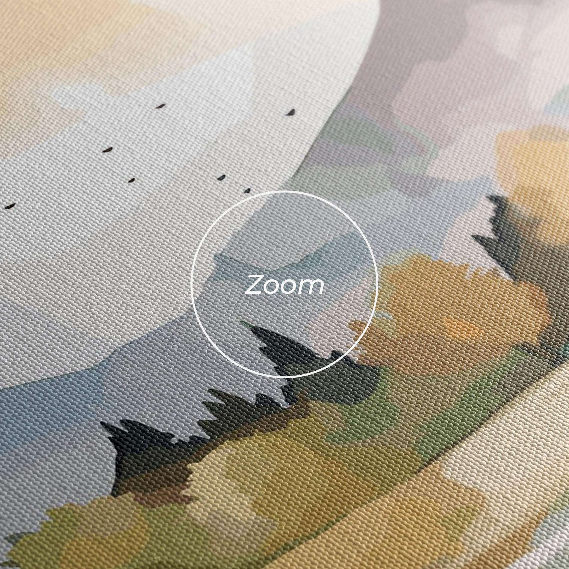 Vászonkép Rural Lake View mockup 3