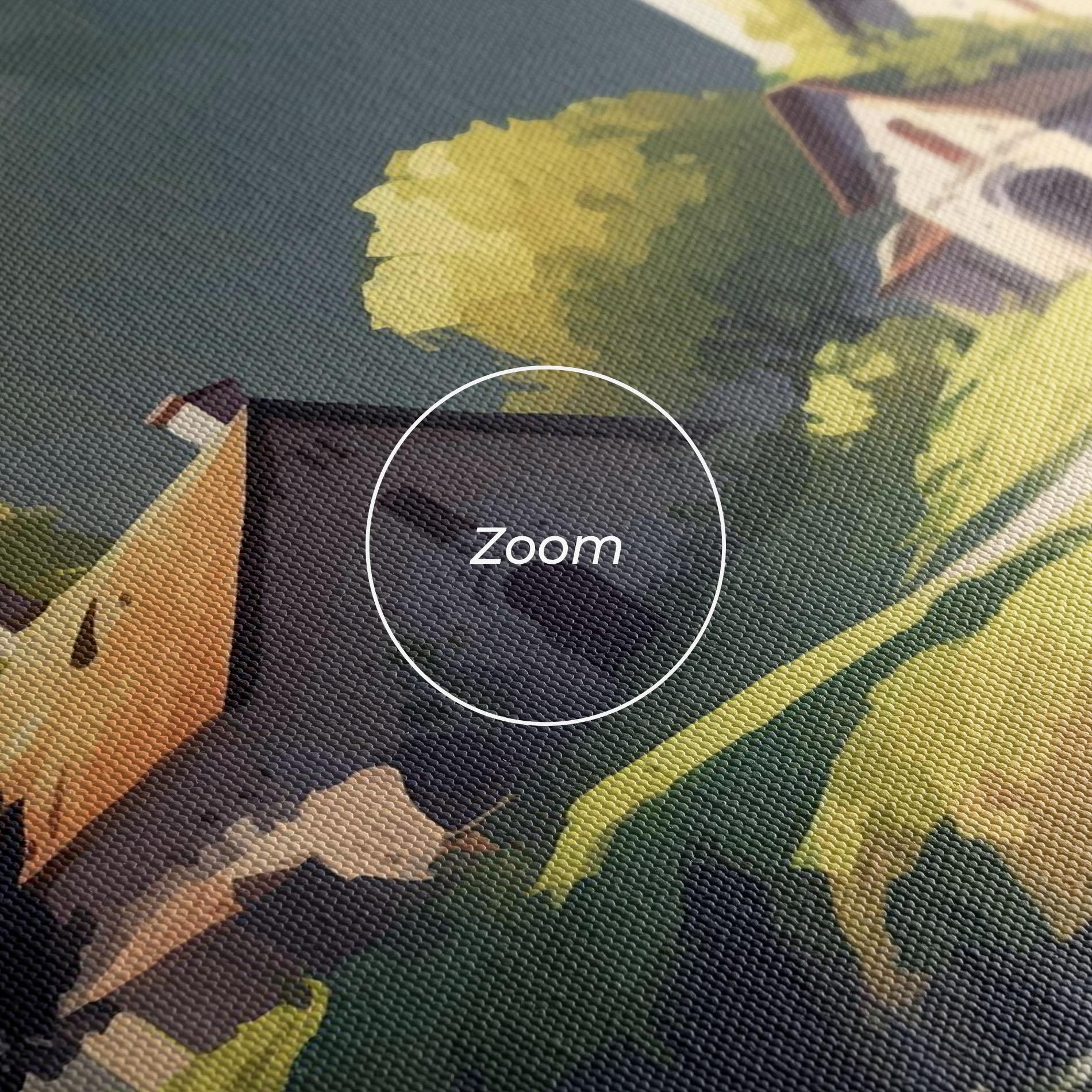 Vászonkép Village Church Art mockup 3