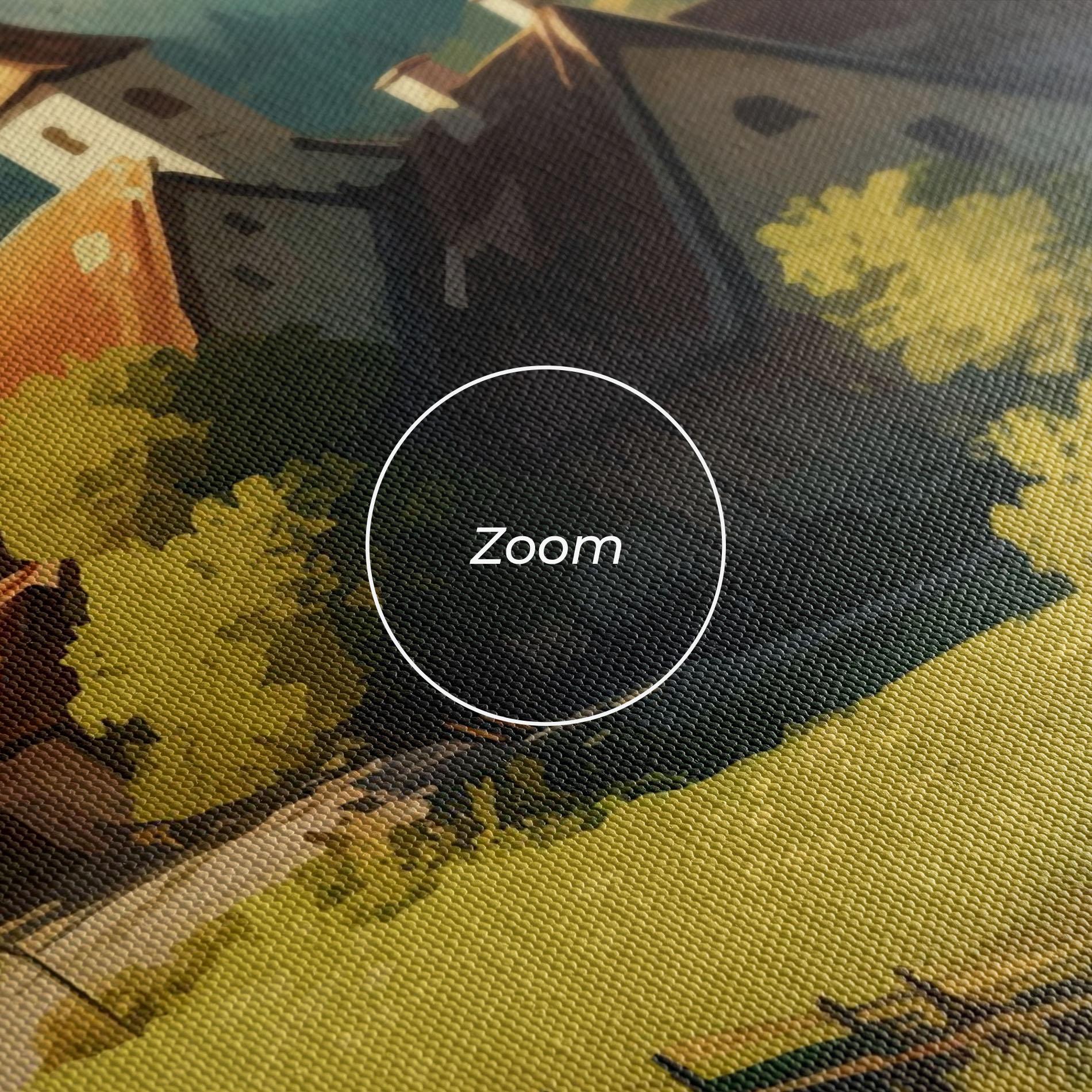 Vászonkép Village Dreamy View mockup 3