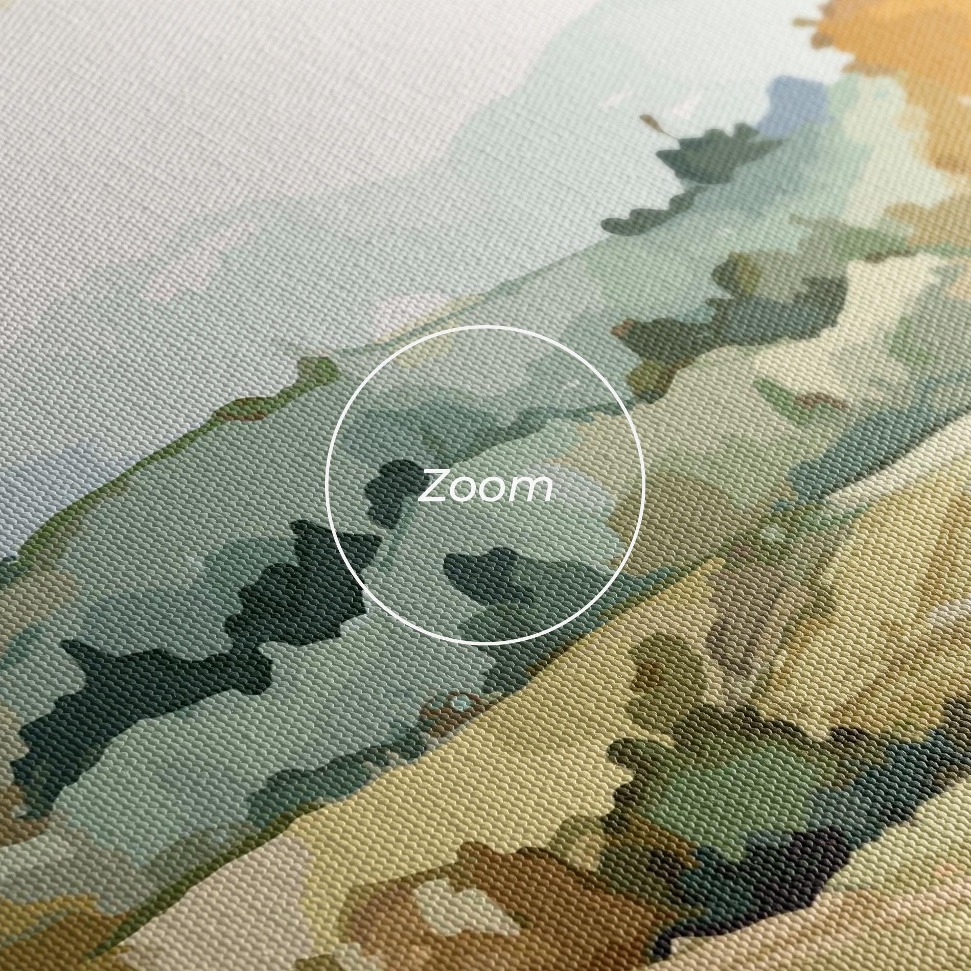 Vászonkép Yellow Rural Trees mockup 3