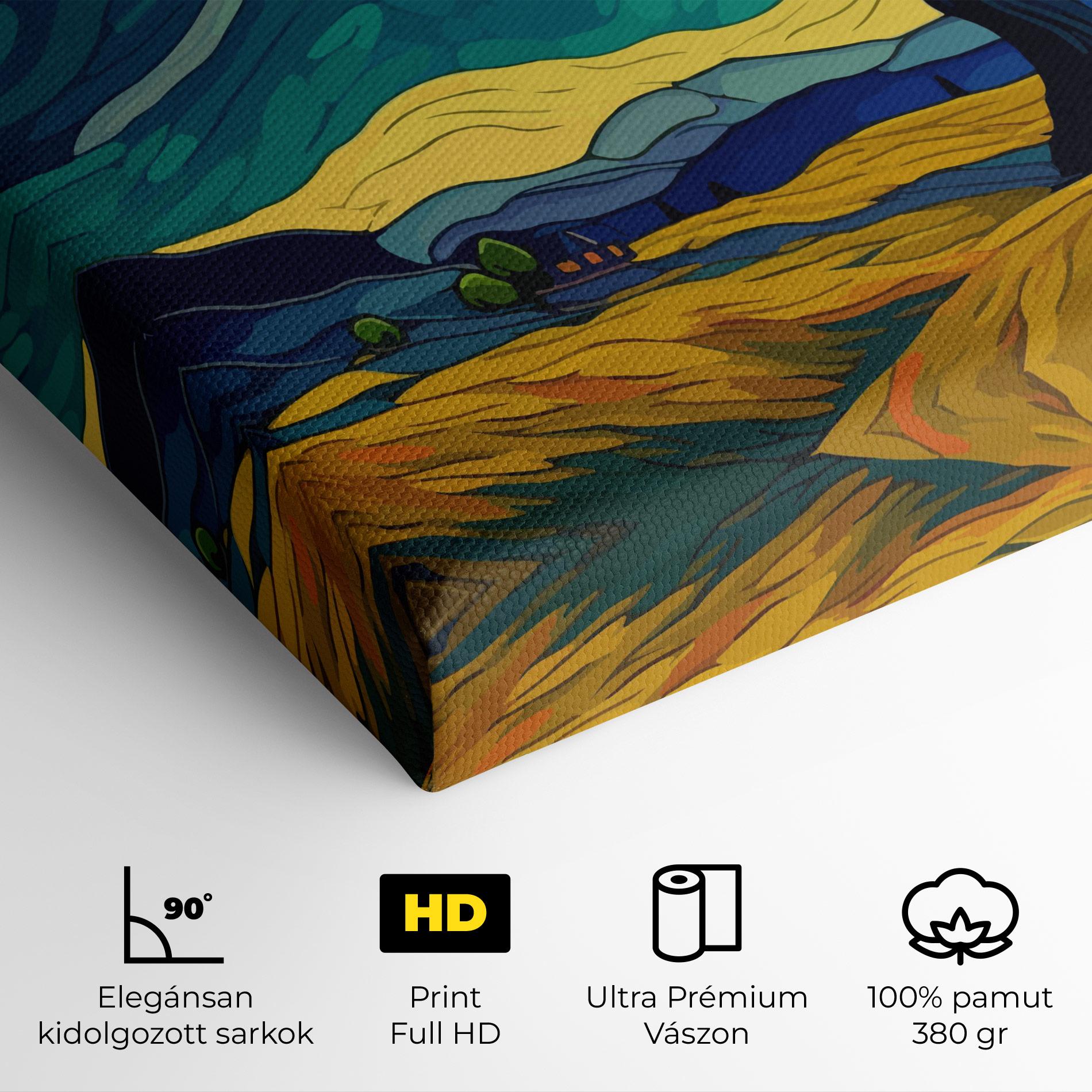 Vászonkép Abstract Rural Art mockup 4