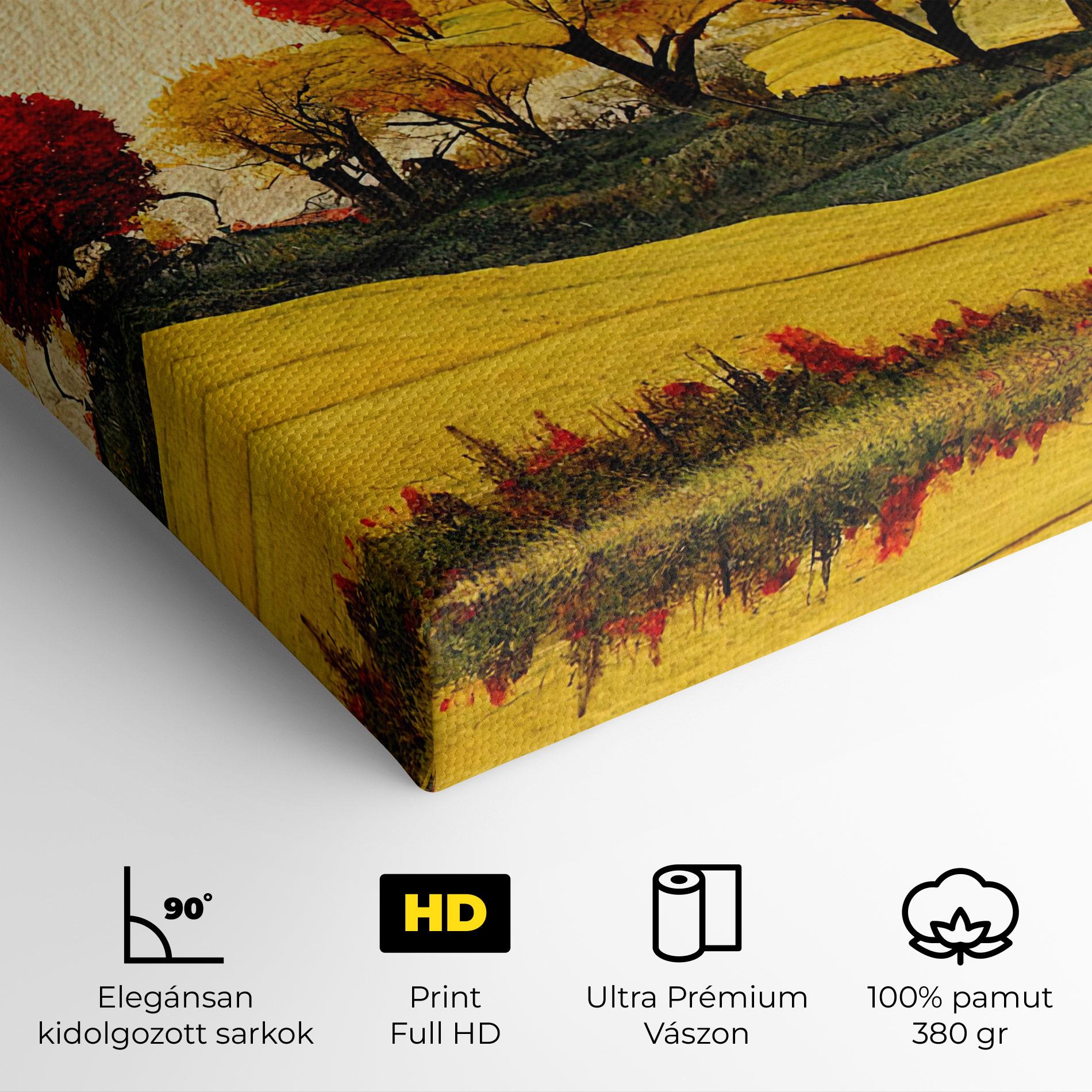 Vászonkép Autumn Paper Style mockup 4