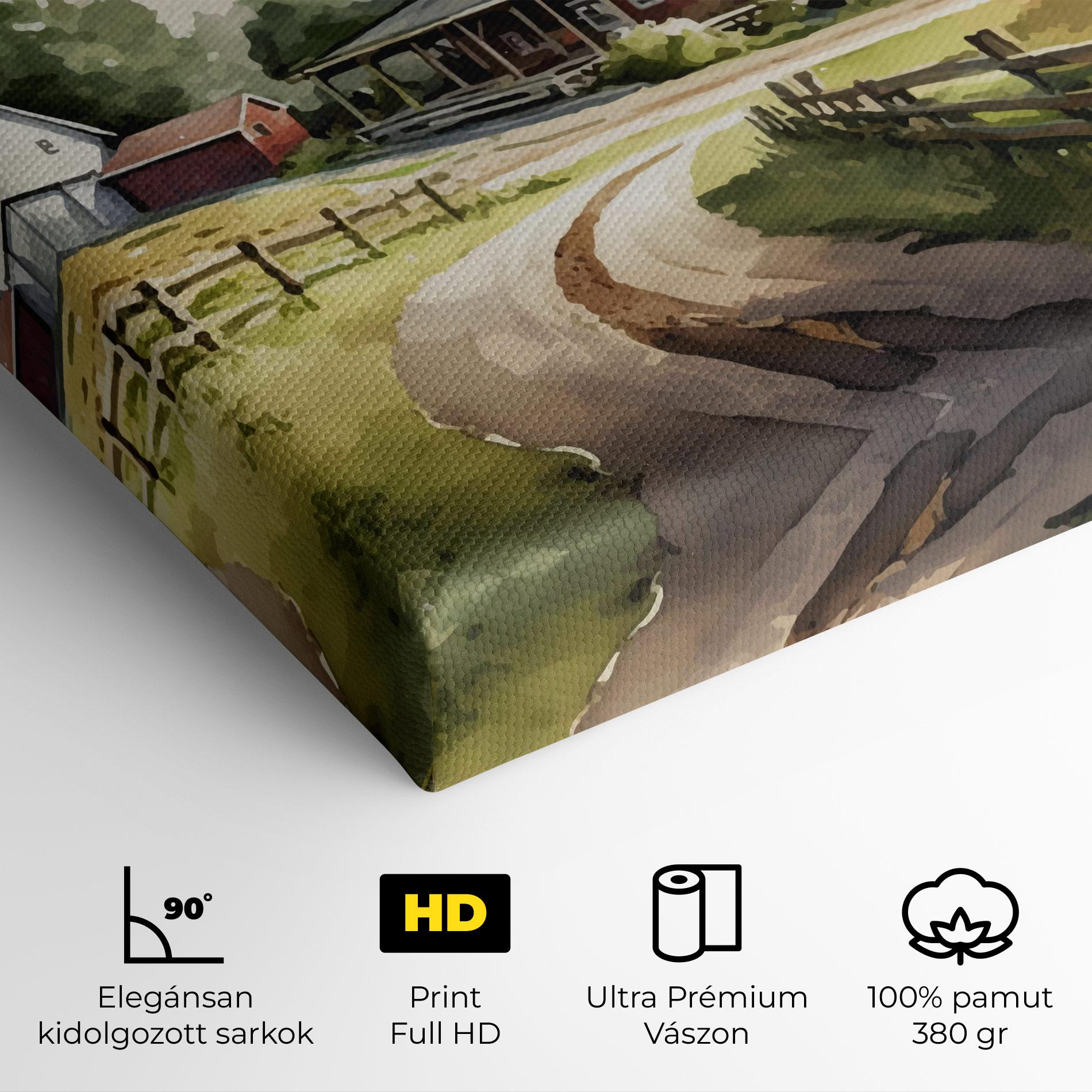 Vászonkép Farmhouse Painting mockup 4