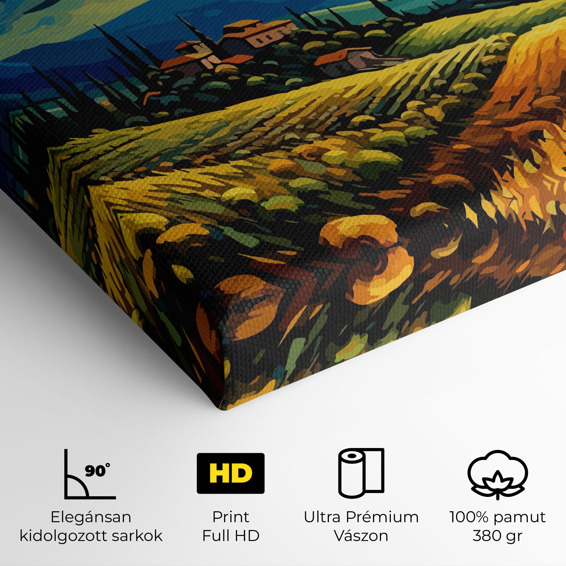 Vászonkép Rural Fantasy View mockup 4