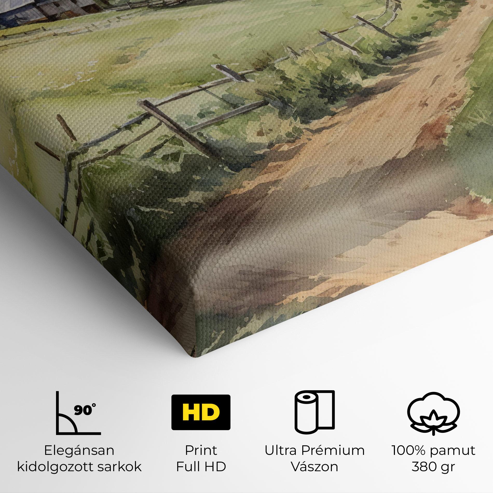 Vászonkép Rural Farm mockup 4