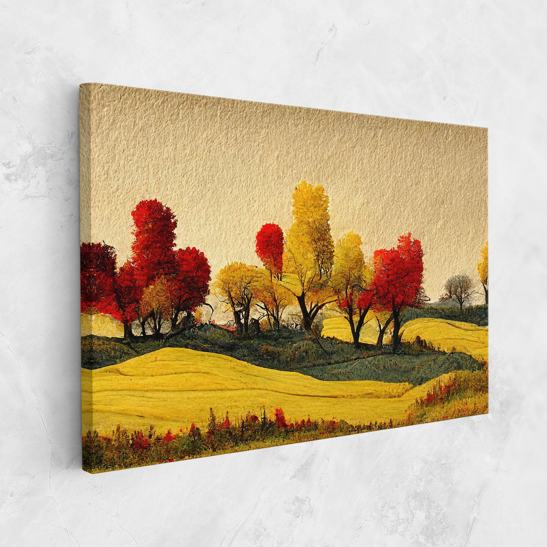 Vászonkép Autumn Paper Style mockup 1
