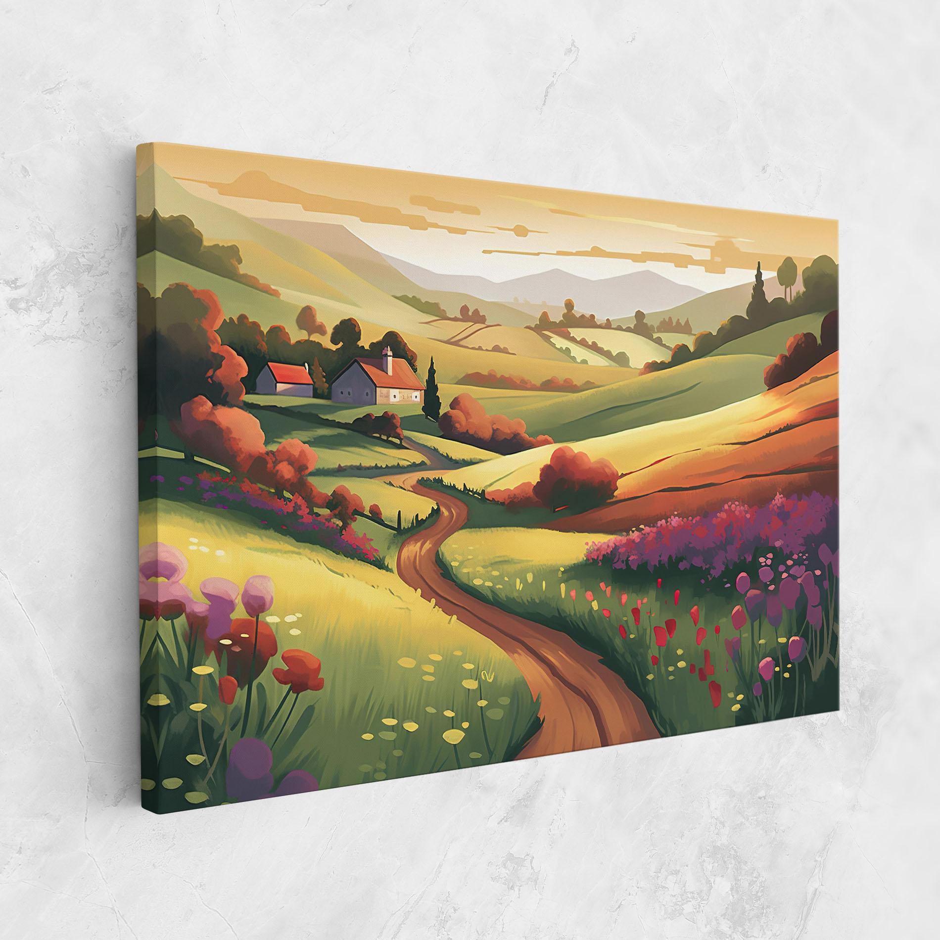 Vászonkép Countryside Charm mockup 1